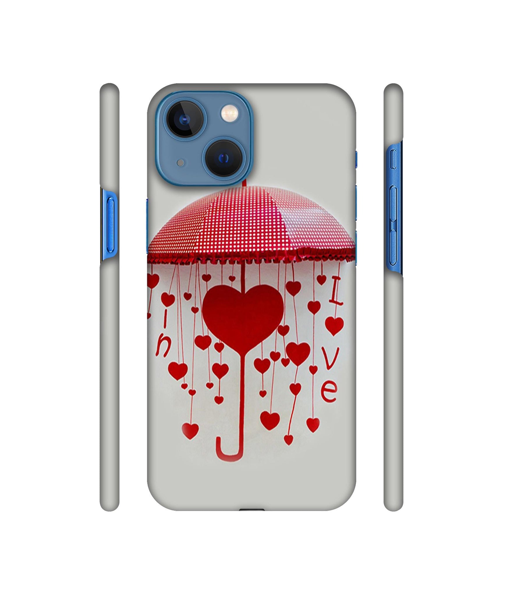 Love Heart Designer Hard Back Cover for Apple iPhone 13 Mini