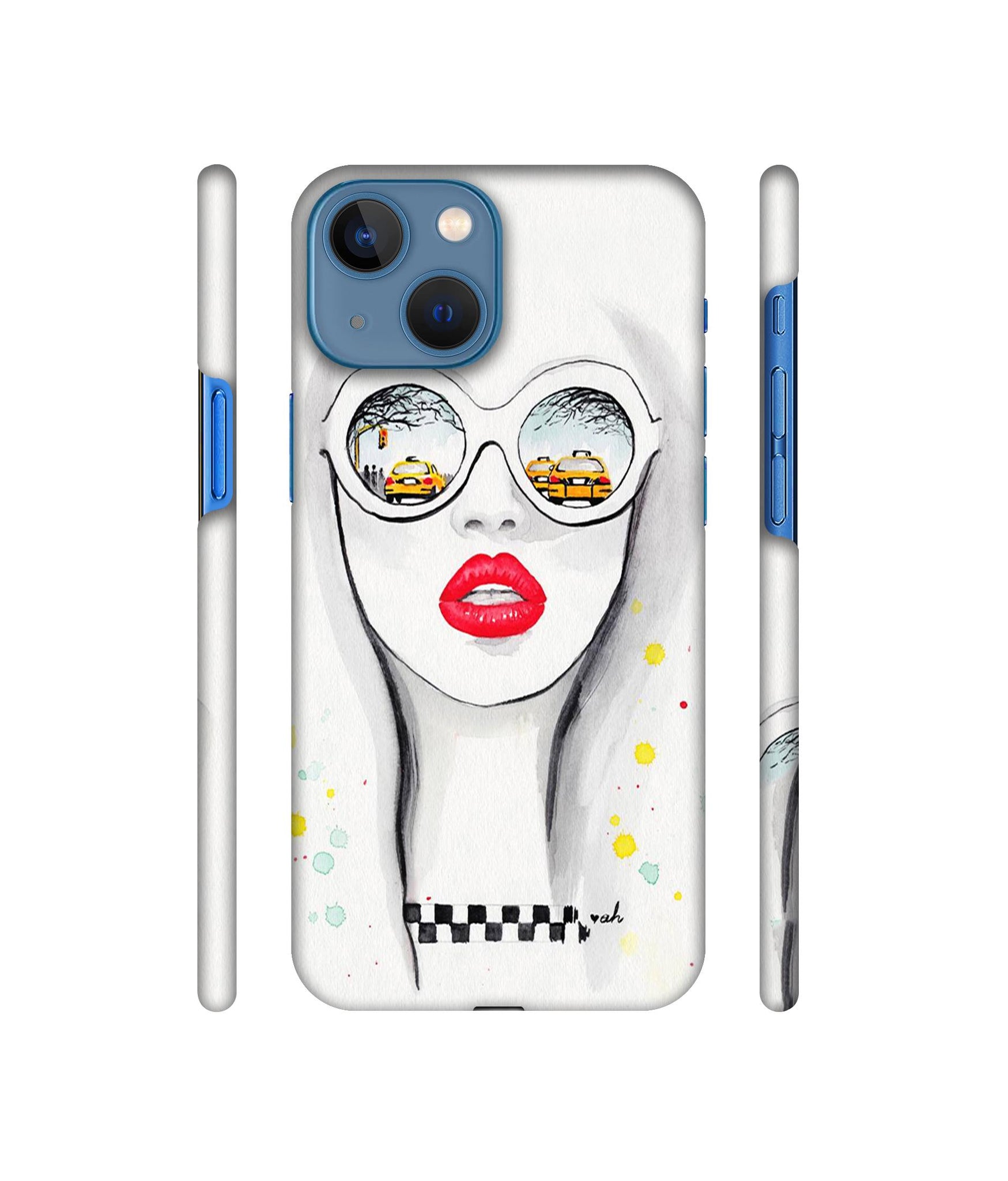 Girl Designer Hard Back Cover for Apple iPhone 13 Mini