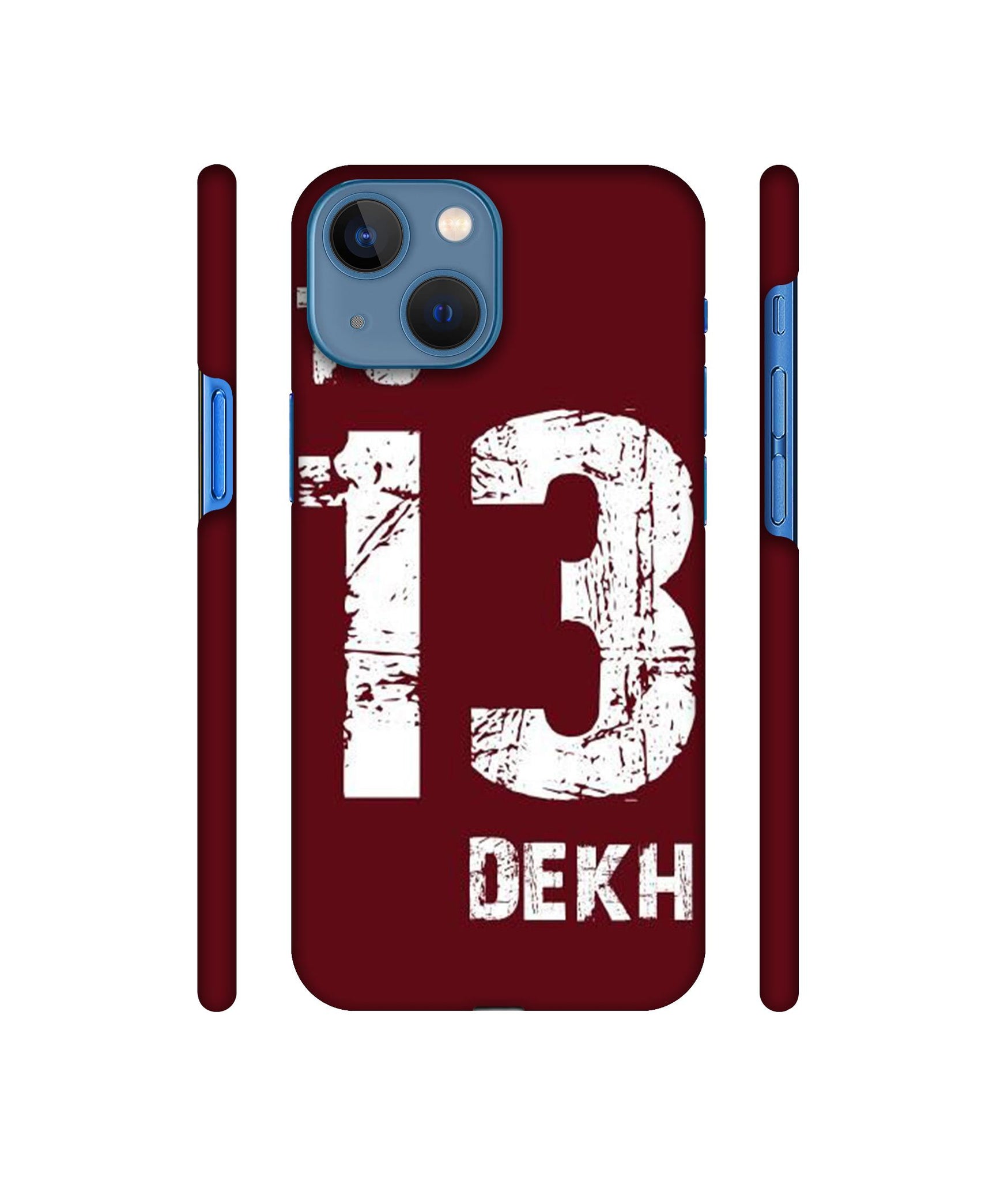 Tu 13 Dekh Designer Hard Back Cover for Apple iPhone 13 Mini