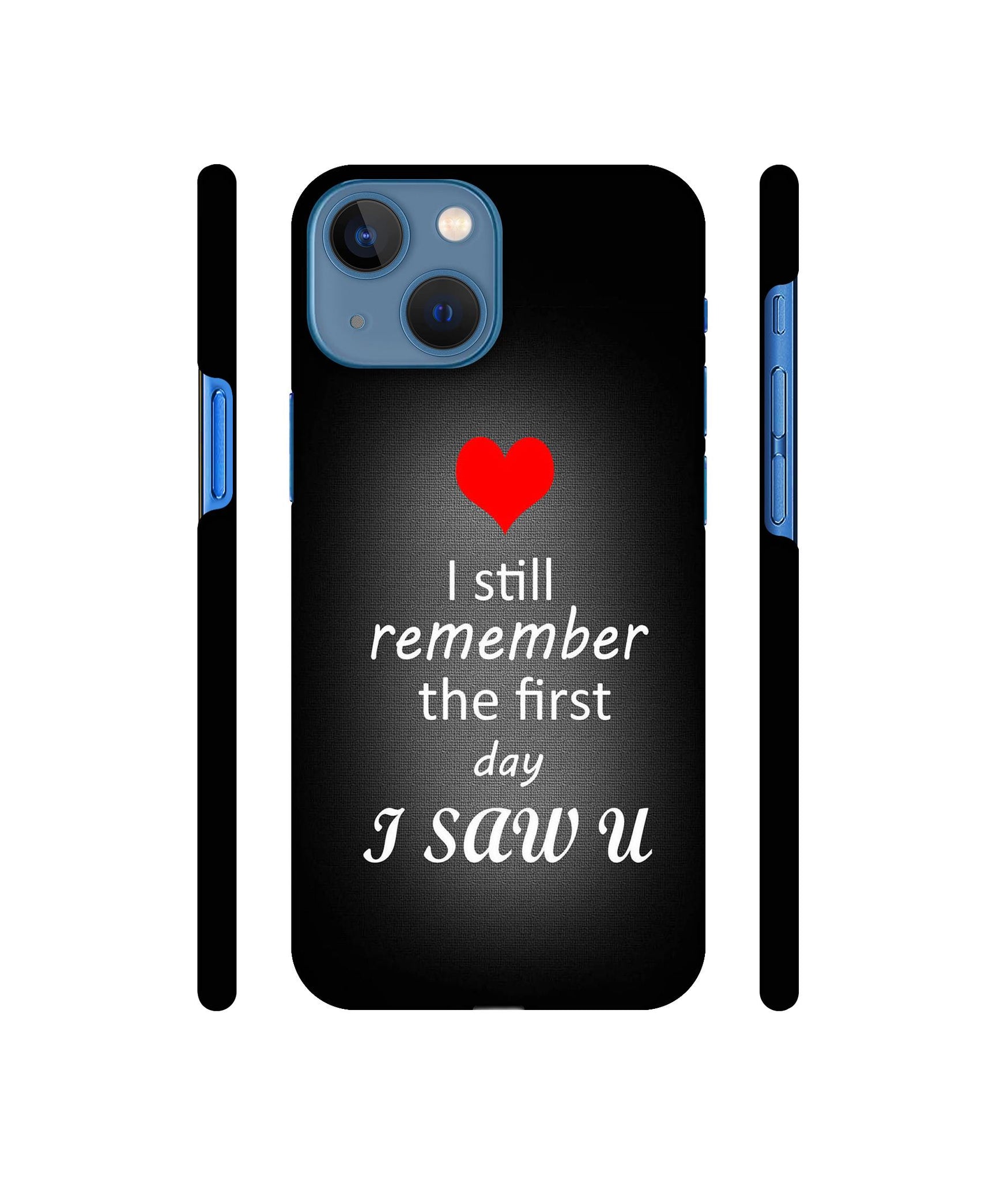 I Saw You Heart Designer Hard Back Cover for Apple iPhone 13 Mini