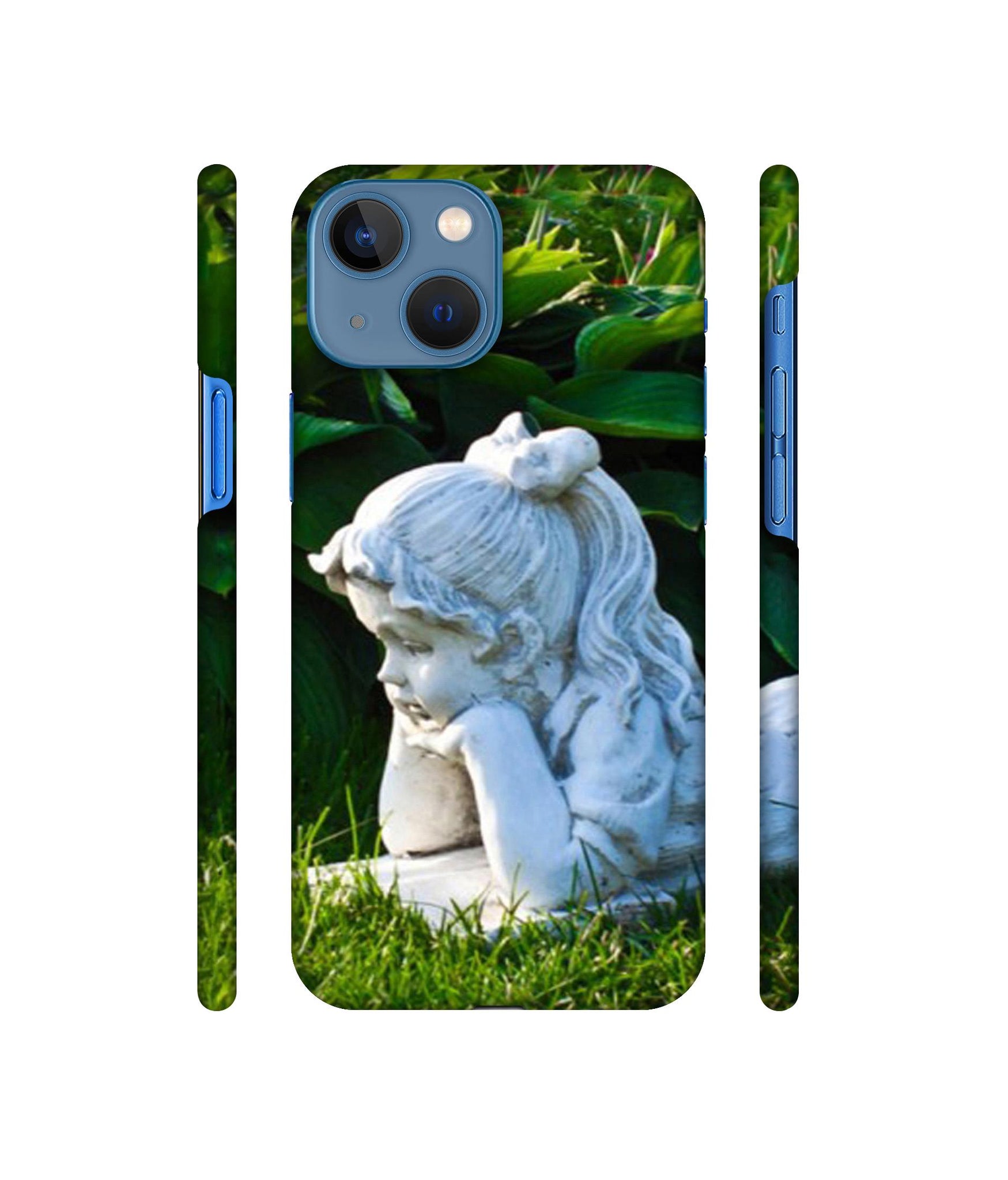 Statue of Girl Designer Hard Back Cover for Apple iPhone 13 Mini