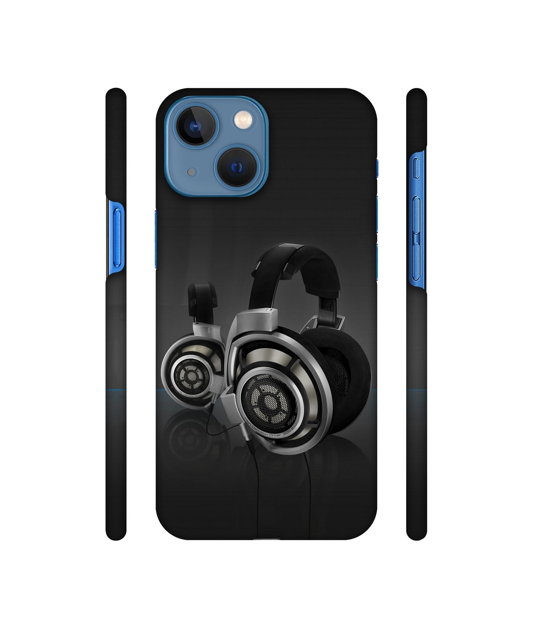 Head Phone Designer Hard Back Cover for Apple iPhone 13 Mini