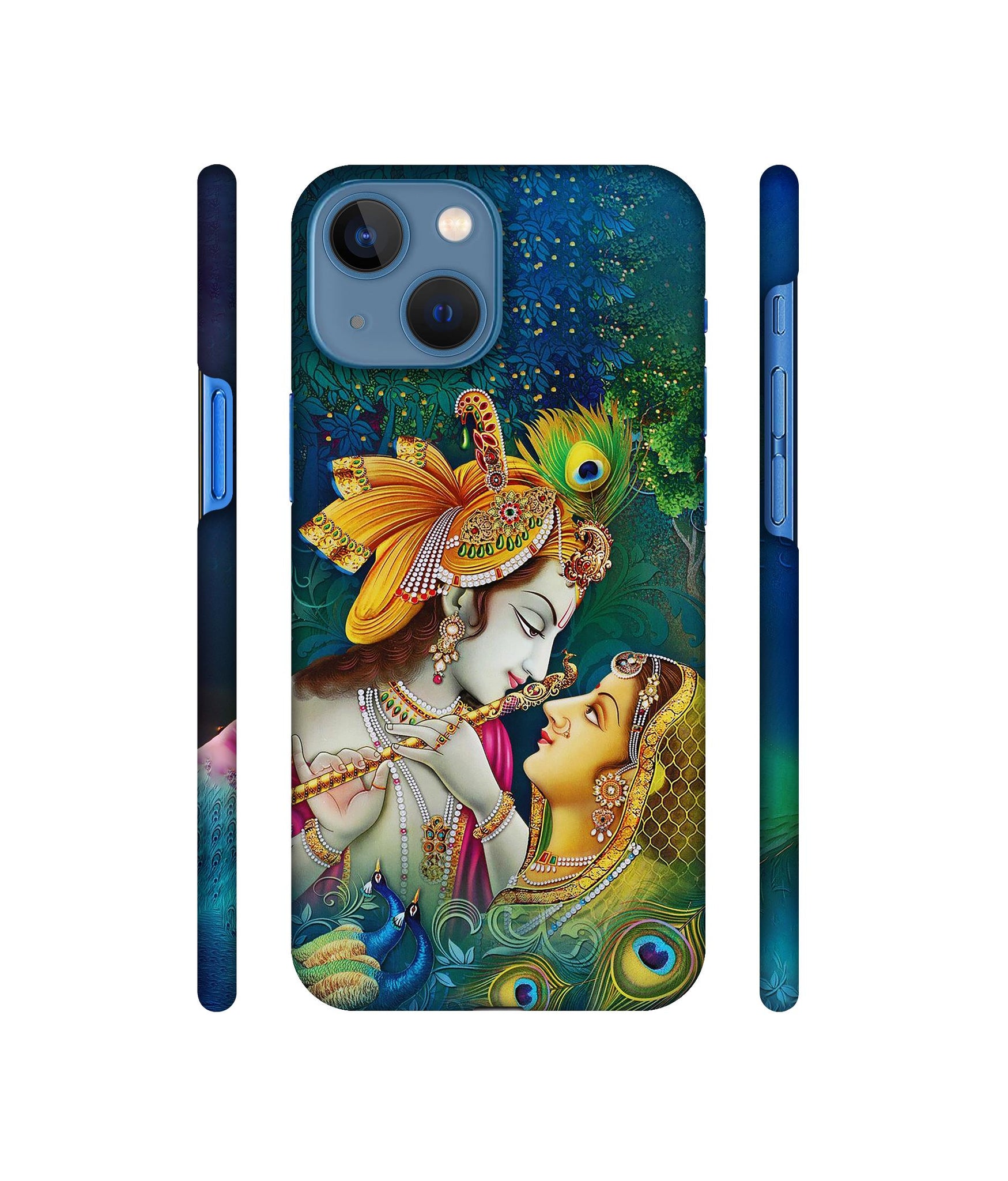 Radha Kishan Love Designer Hard Back Cover for Apple iPhone 13 Mini