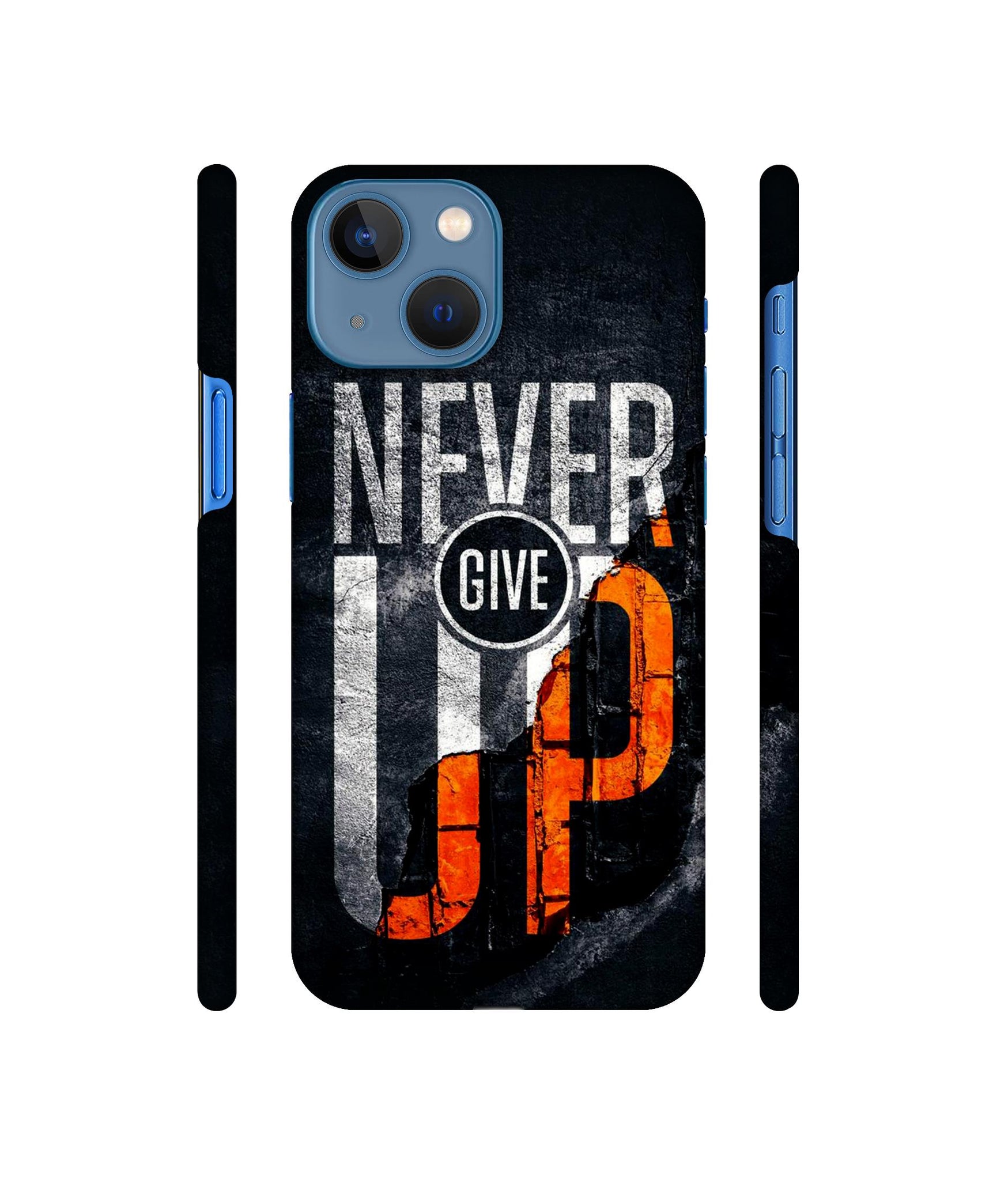 Never Give Up Designer Hard Back Cover for Apple iPhone 13 Mini