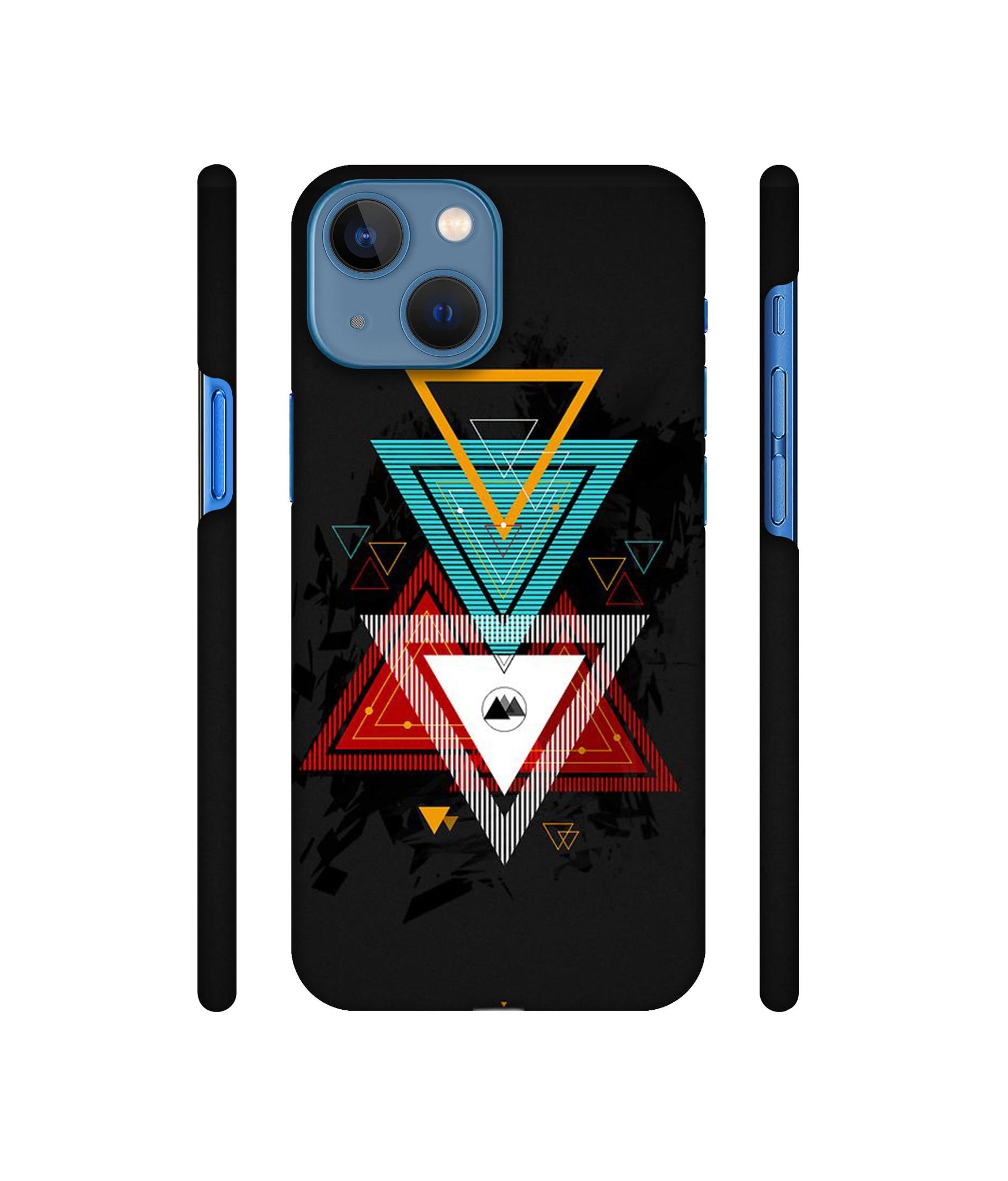 Illustrator Triangle Designer Hard Back Cover for Apple iPhone 13 Mini