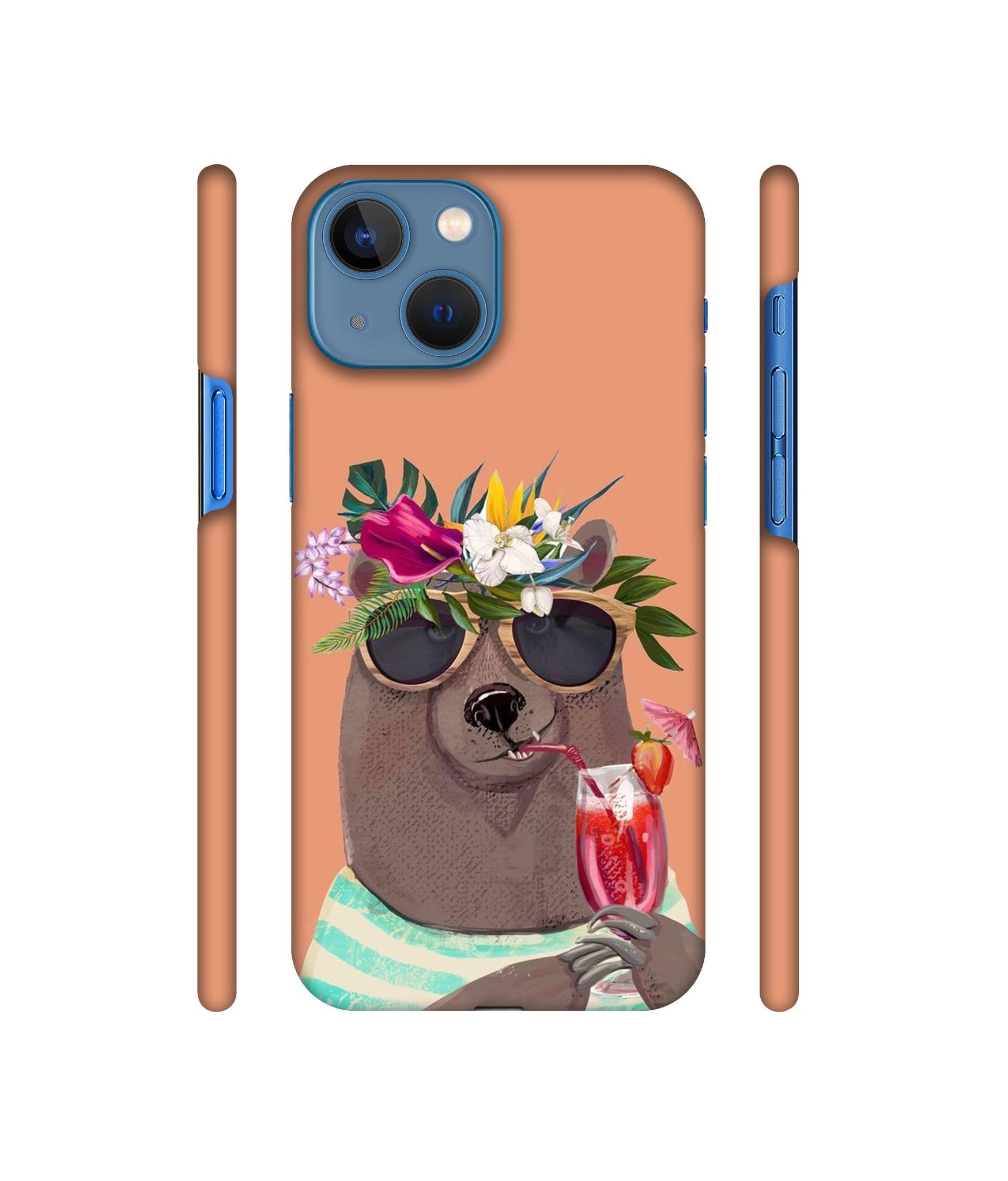 Summer Chill Beer Designer Hard Back Cover for Apple iPhone 13 Mini