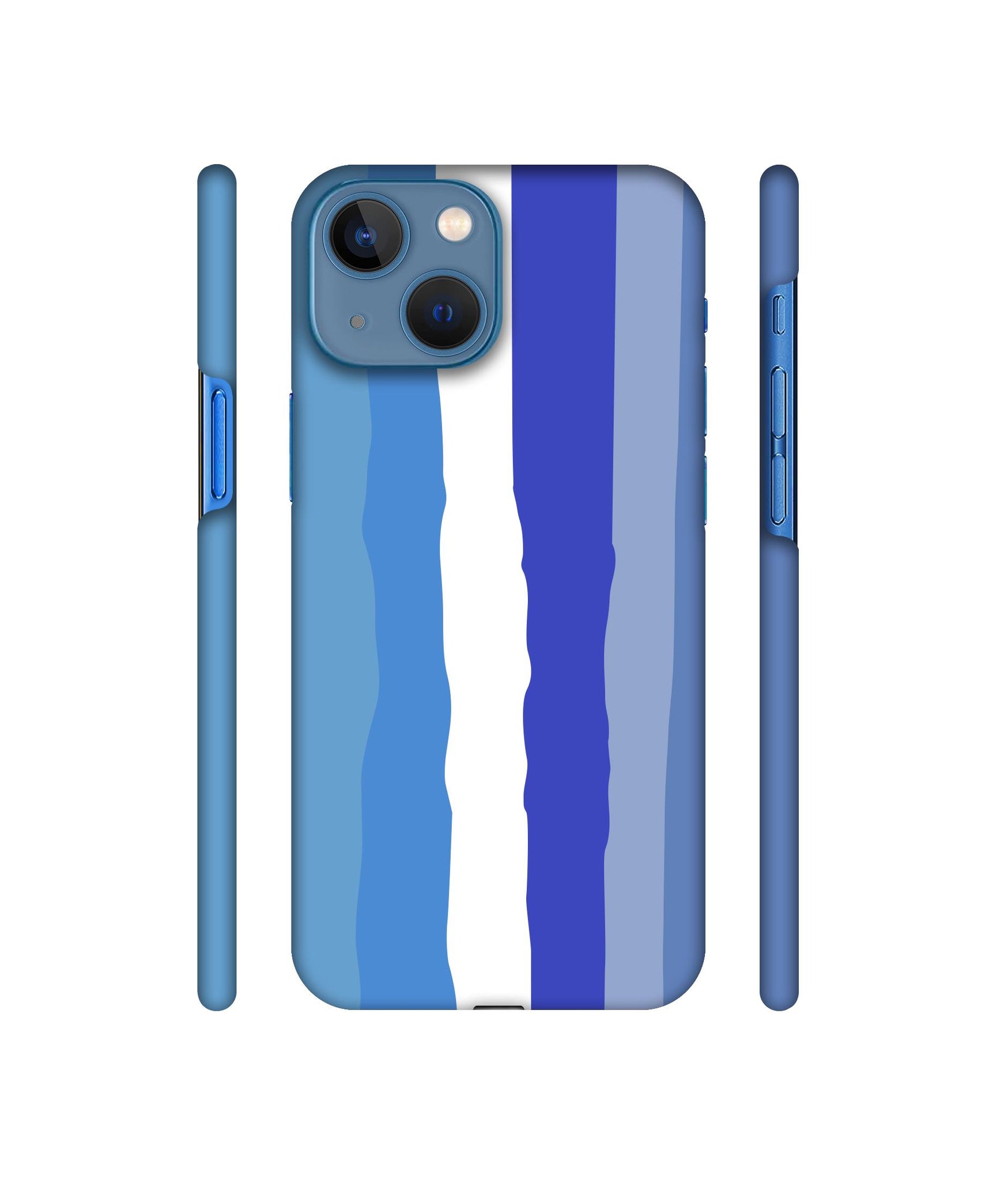 Casotec Blue Shade Rainbow Design 3D Printed Hard Back Case Cover