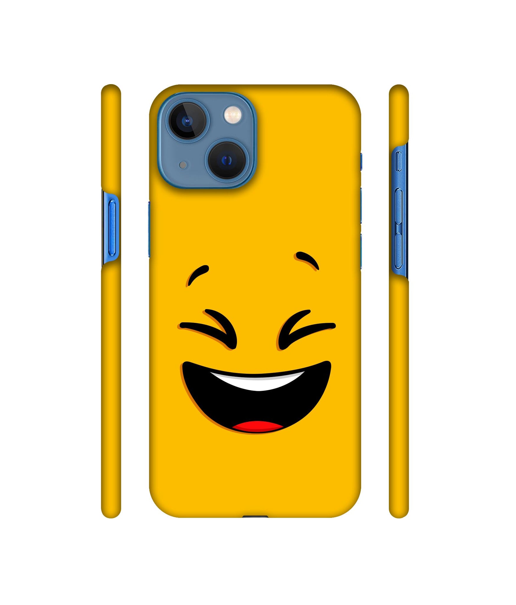 Smile Face Designer Hard Back Cover for Apple iPhone 13 Mini