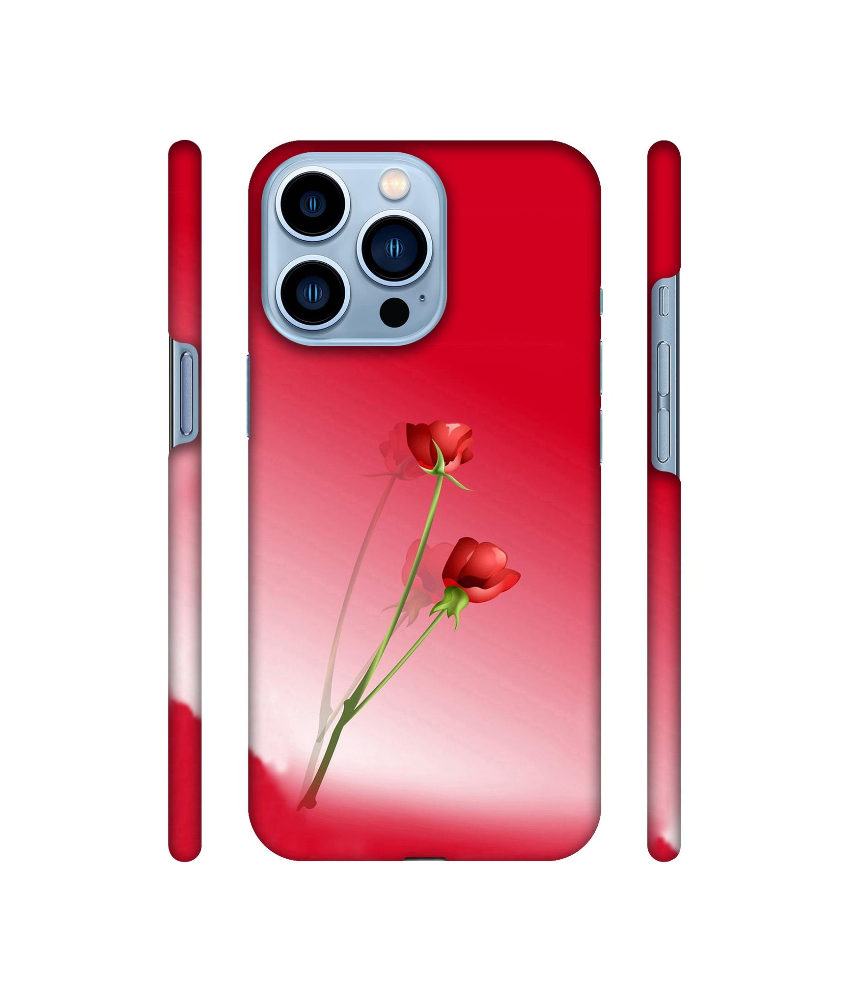 Red Roses Designer Hard Back Cover for Apple iPhone 13 Pro