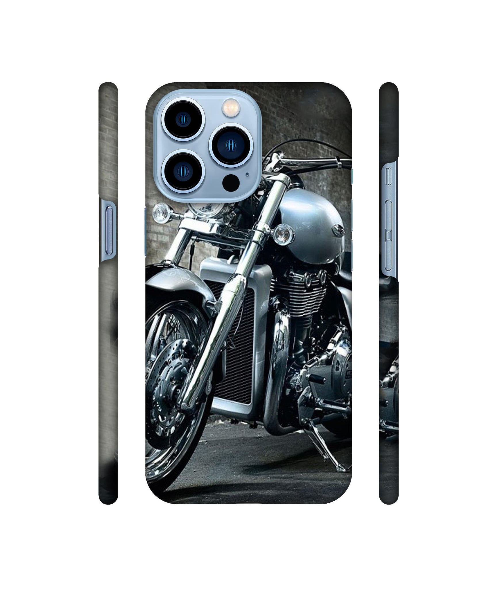 Motorcycle Designer Hard Back Cover for Apple iPhone 13 Pro