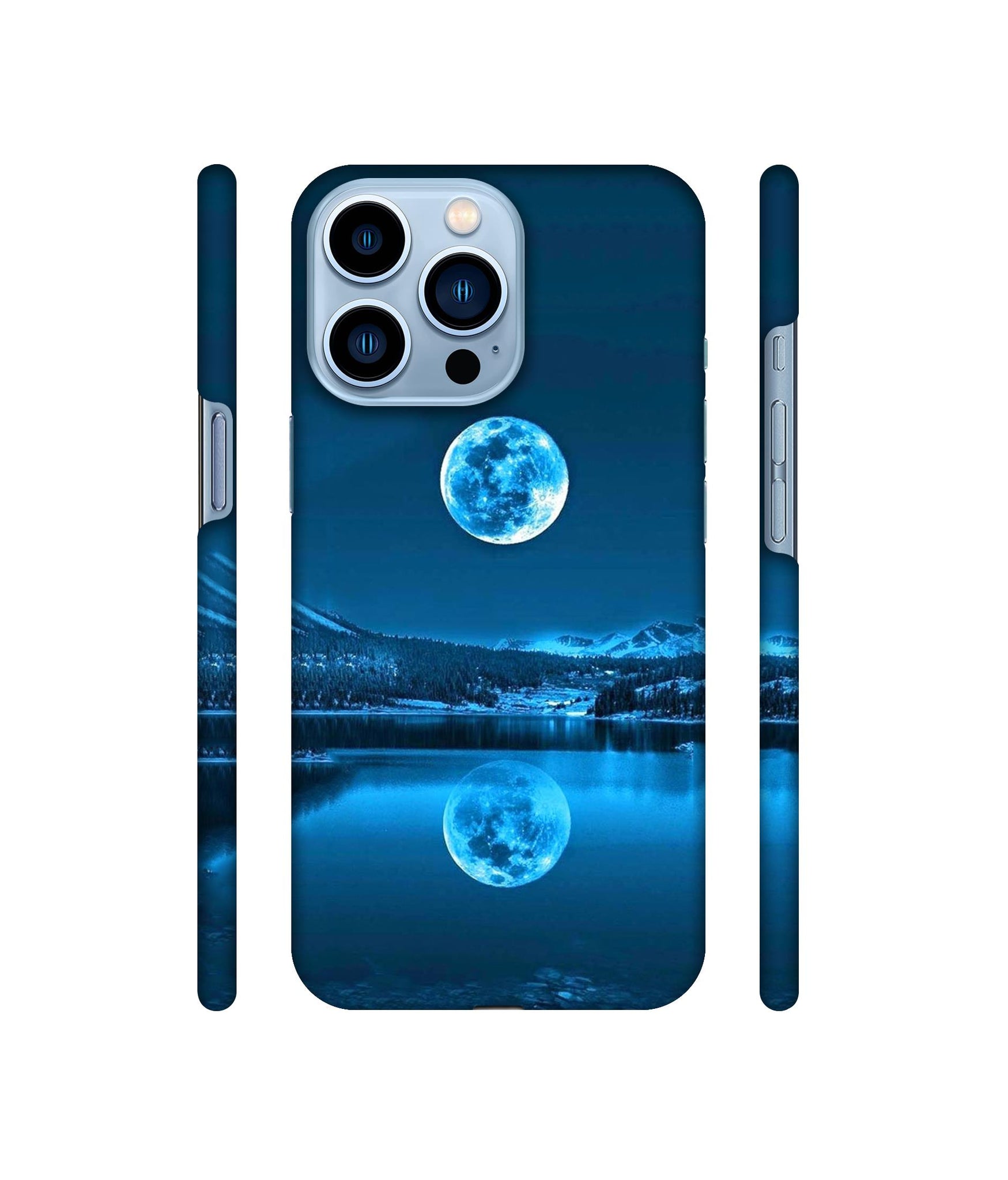 Awesome Moon Designer Hard Back Cover for Apple iPhone 13 Pro