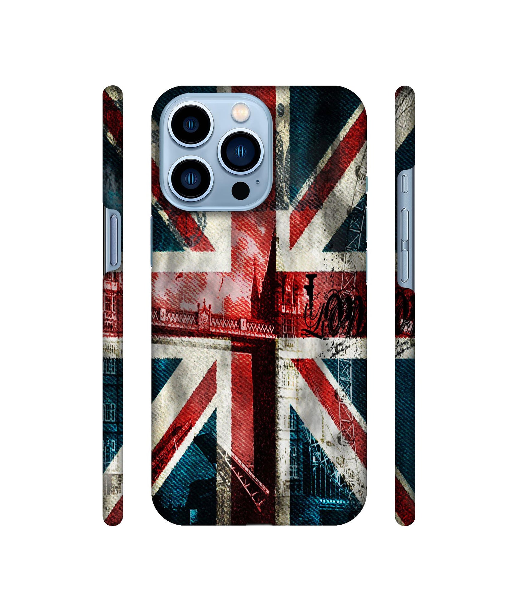 London Flag wallpaper Designer Hard Back Cover for Apple iPhone 13 Pro