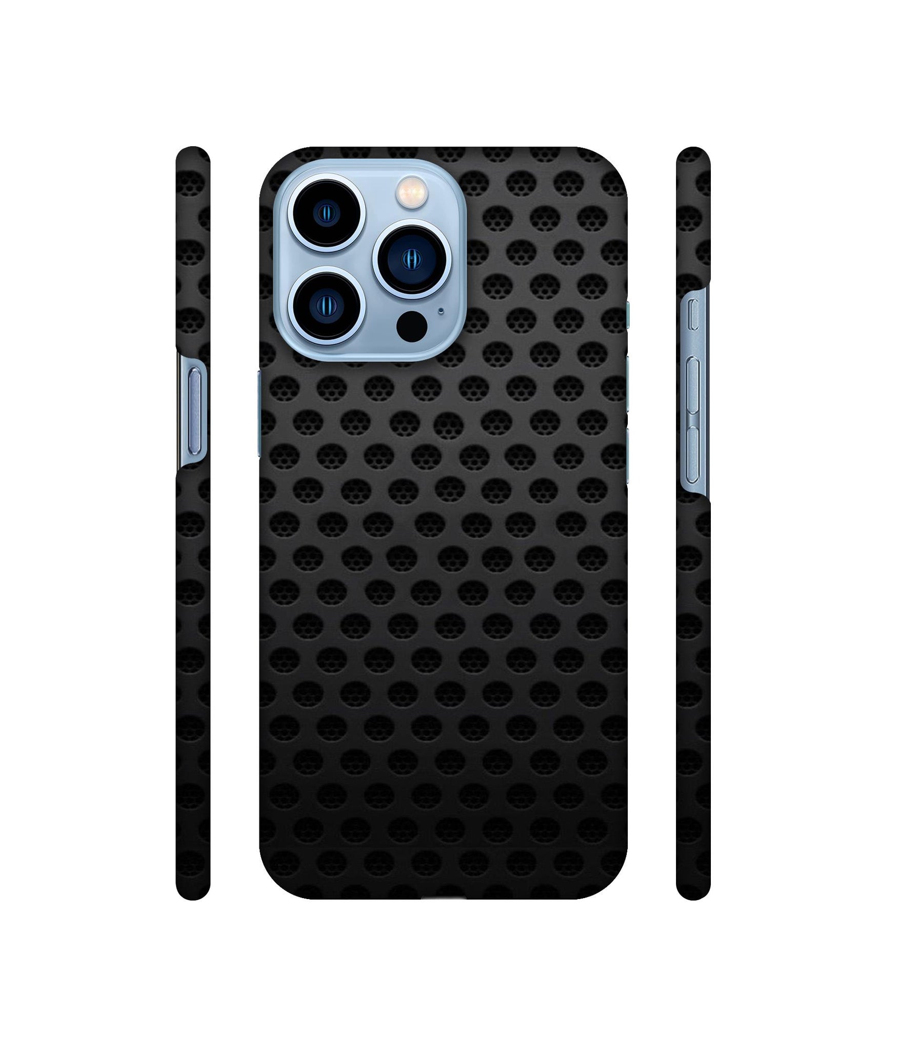 Black Circle Designer Hard Back Cover for Apple iPhone 13 Pro