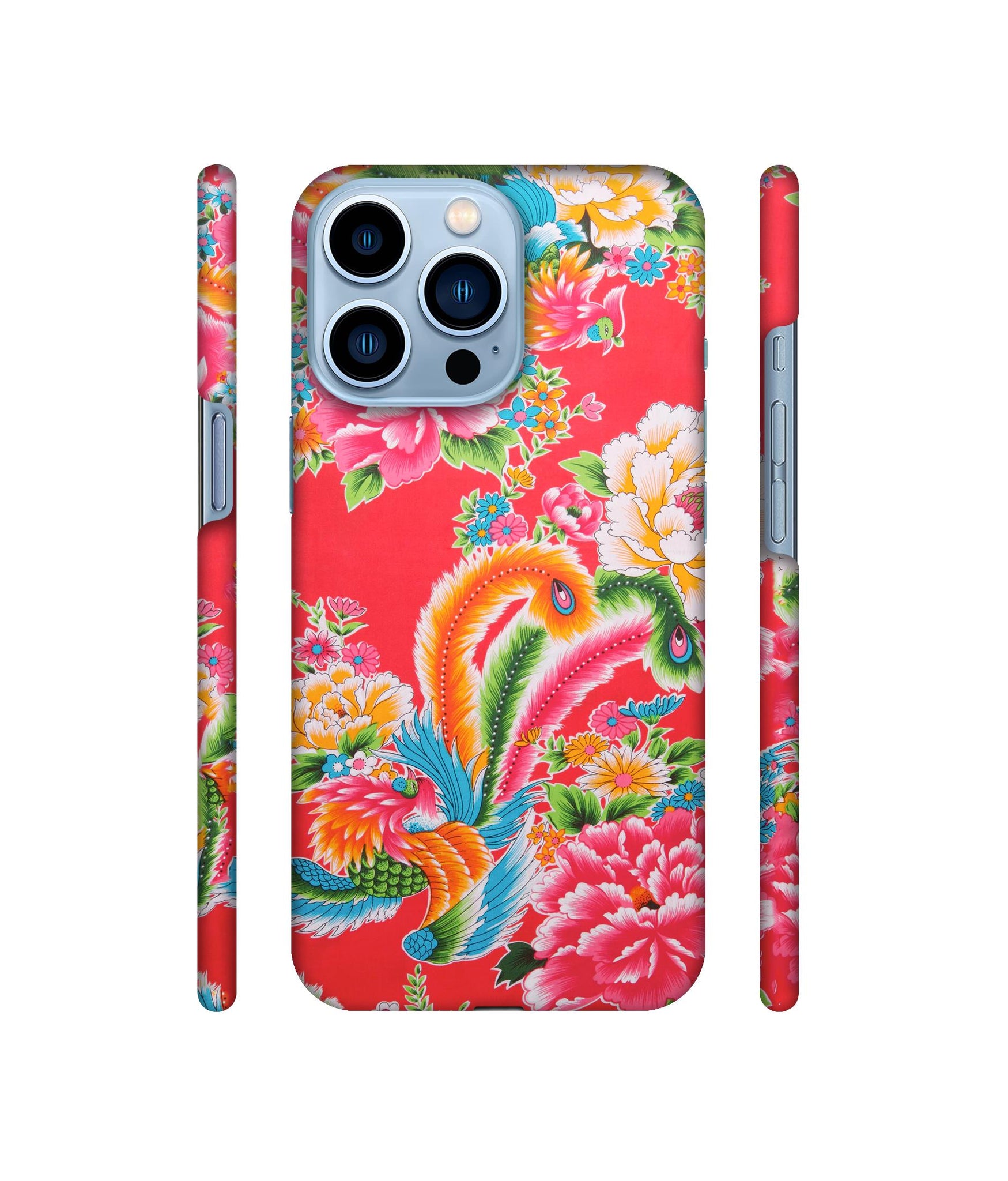 Cute Floral Pattern Print Designer Hard Back Cover for Apple iPhone 13 Pro