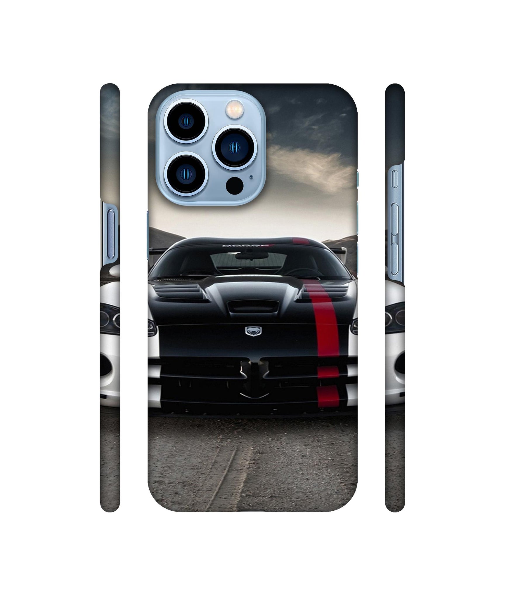 Sports Car Pattern Designer Hard Back Cover for Apple iPhone 13 Pro