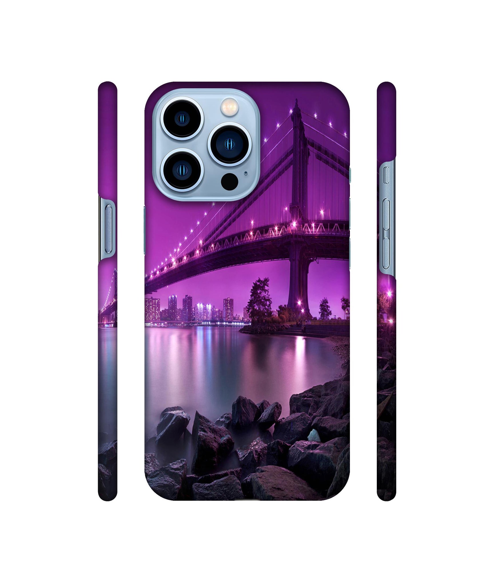 Manhattan Bridge Designer Hard Back Cover for Apple iPhone 13 Pro