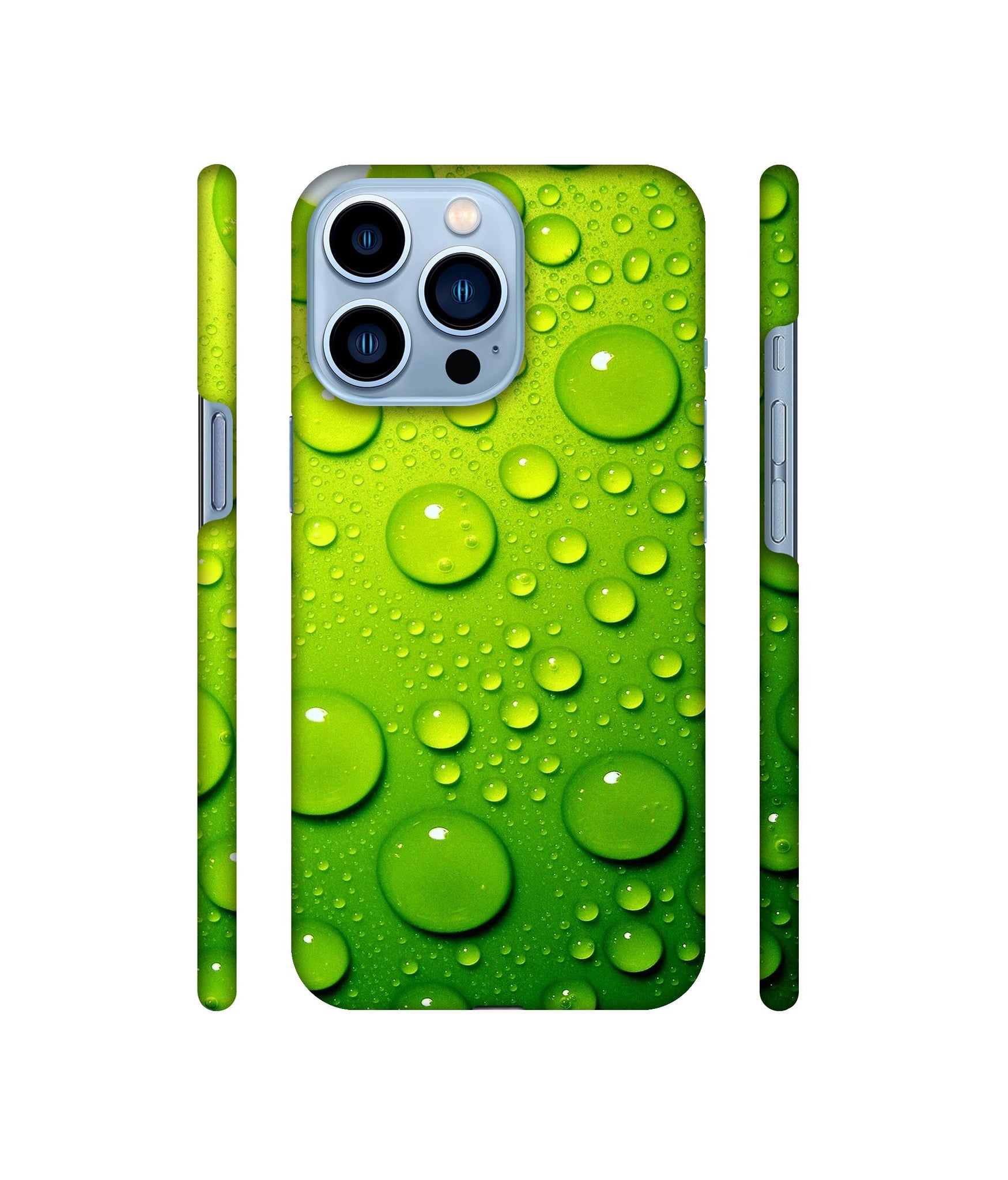 Green Bubbles Designer Hard Back Cover for Apple iPhone 13 Pro