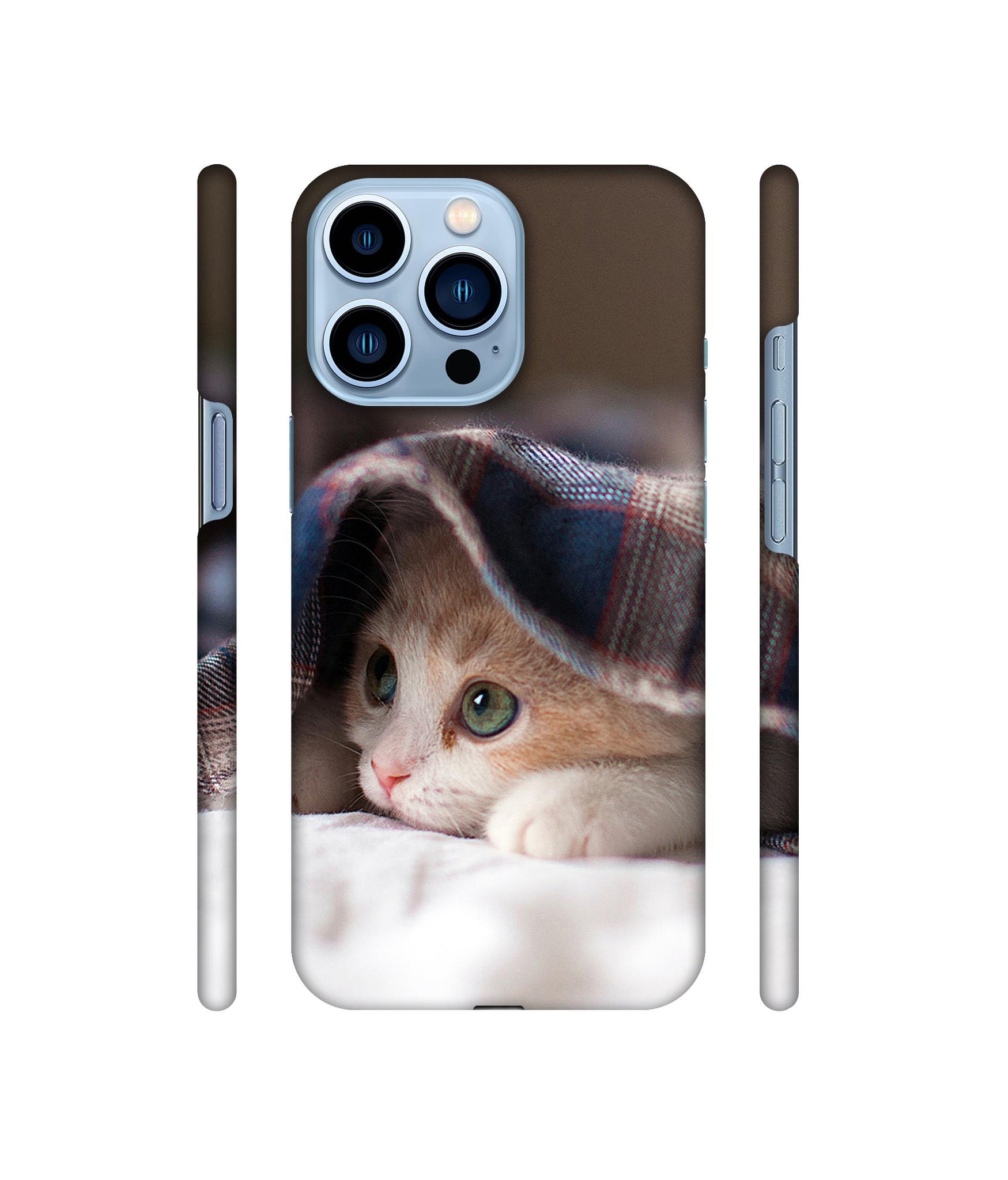 Sleepy Kitten Designer Hard Back Cover for Apple iPhone 13 Pro