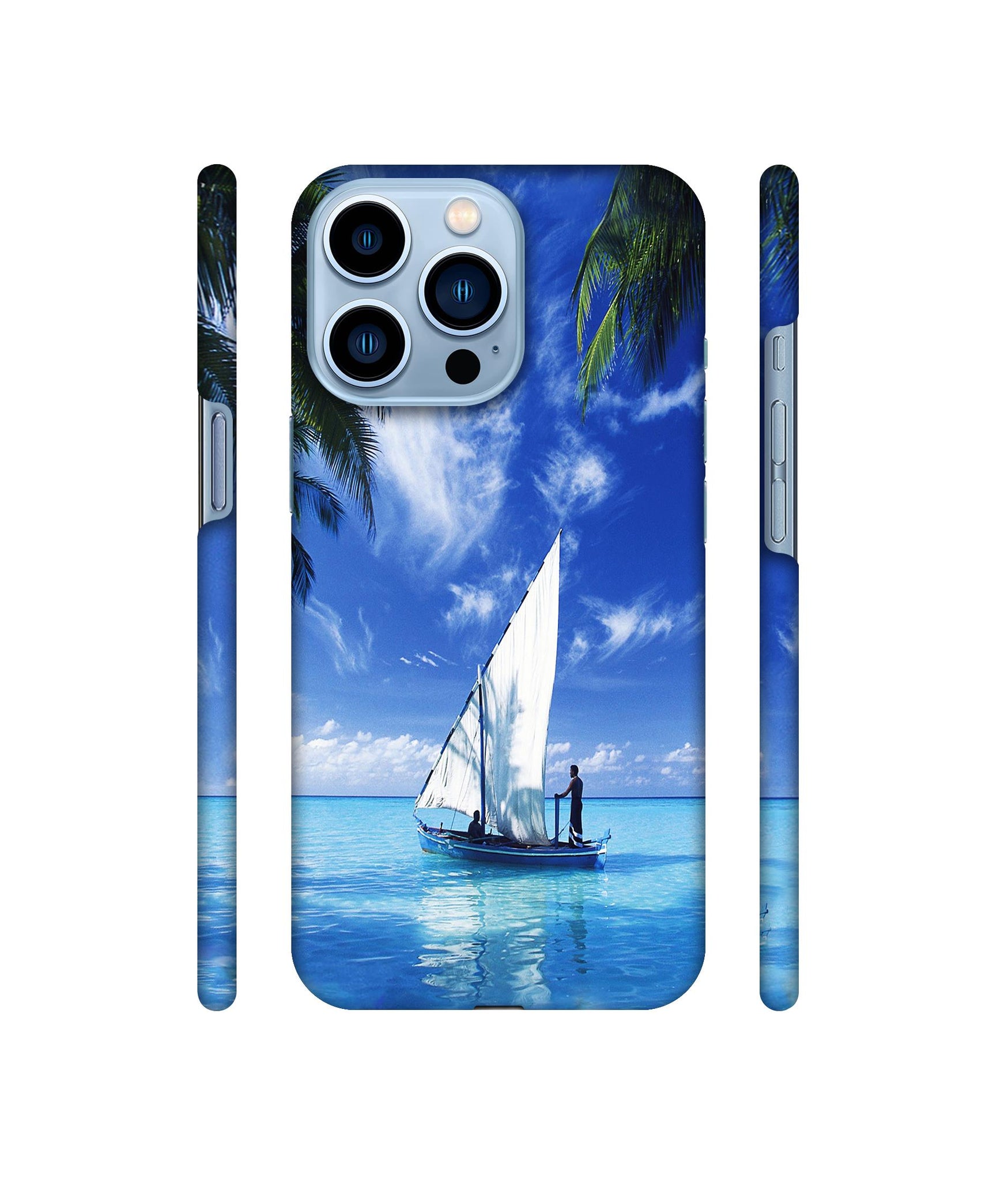 Indian Ocean Designer Hard Back Cover for Apple iPhone 13 Pro