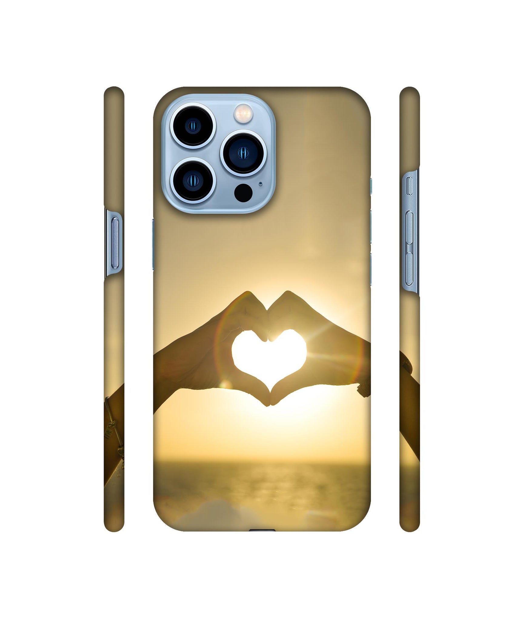 Heart in Hand Shape Designer Hard Back Cover for Apple iPhone 13 Pro