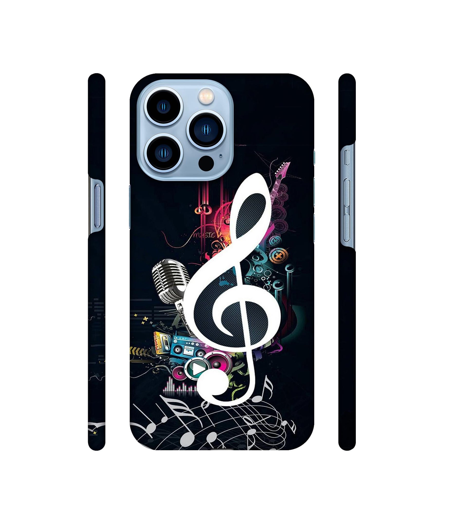 Mike and Music Designer Hard Back Cover for Apple iPhone 13 Pro