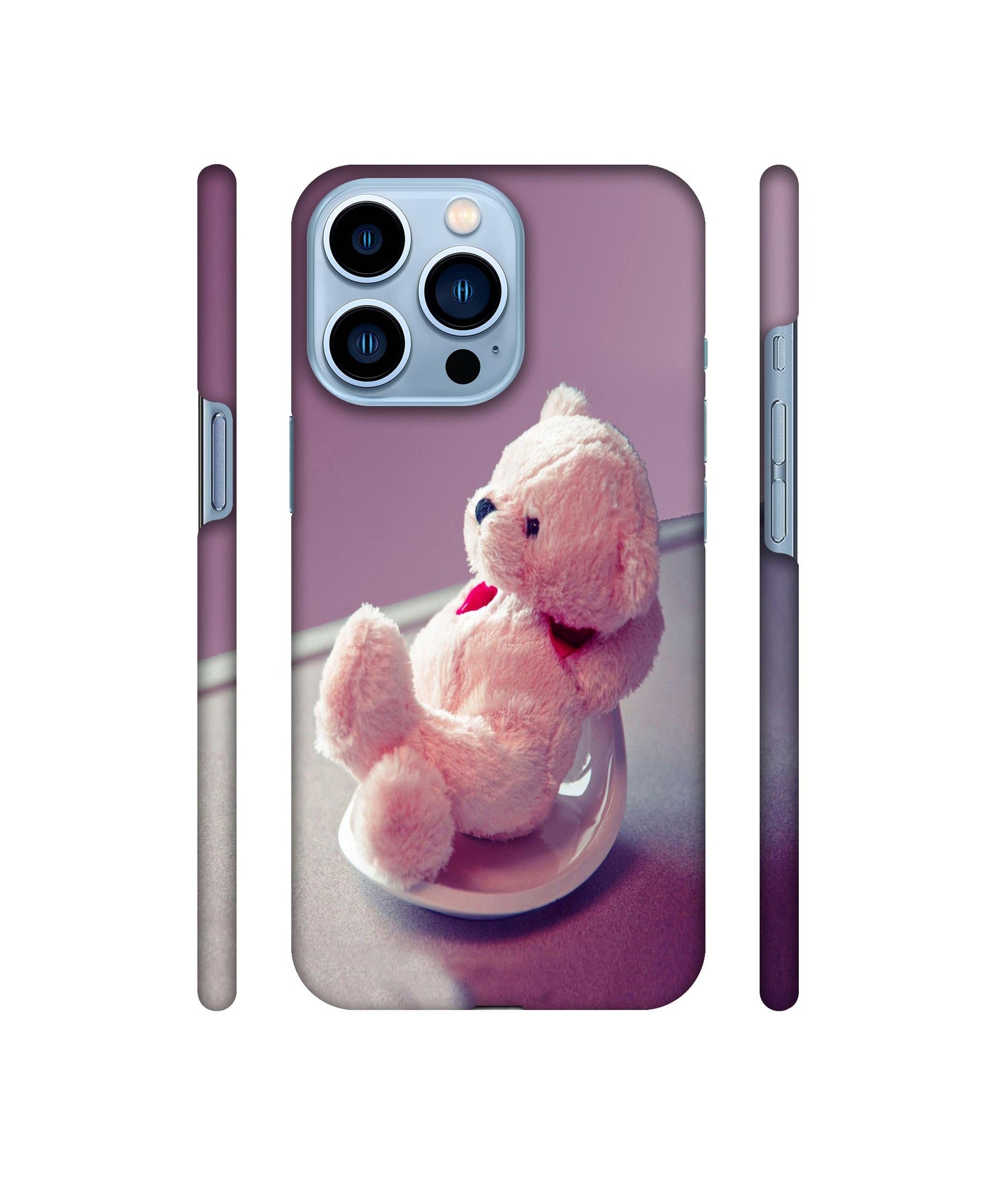 Cute Teddy Bear Designer Hard Back Cover for Apple iPhone 13 Pro