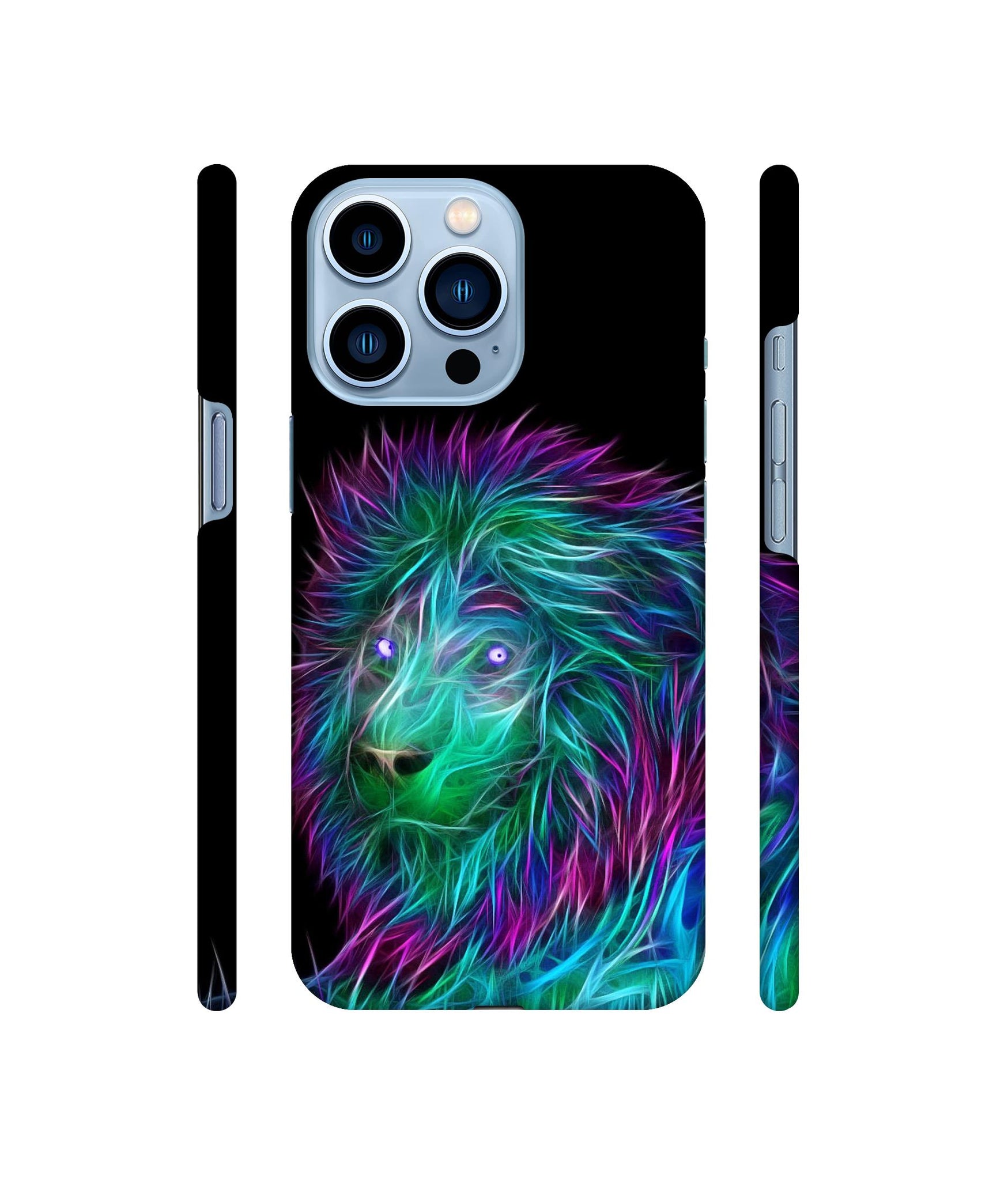 3D Lion Designer Hard Back Cover for Apple iPhone 13 Pro