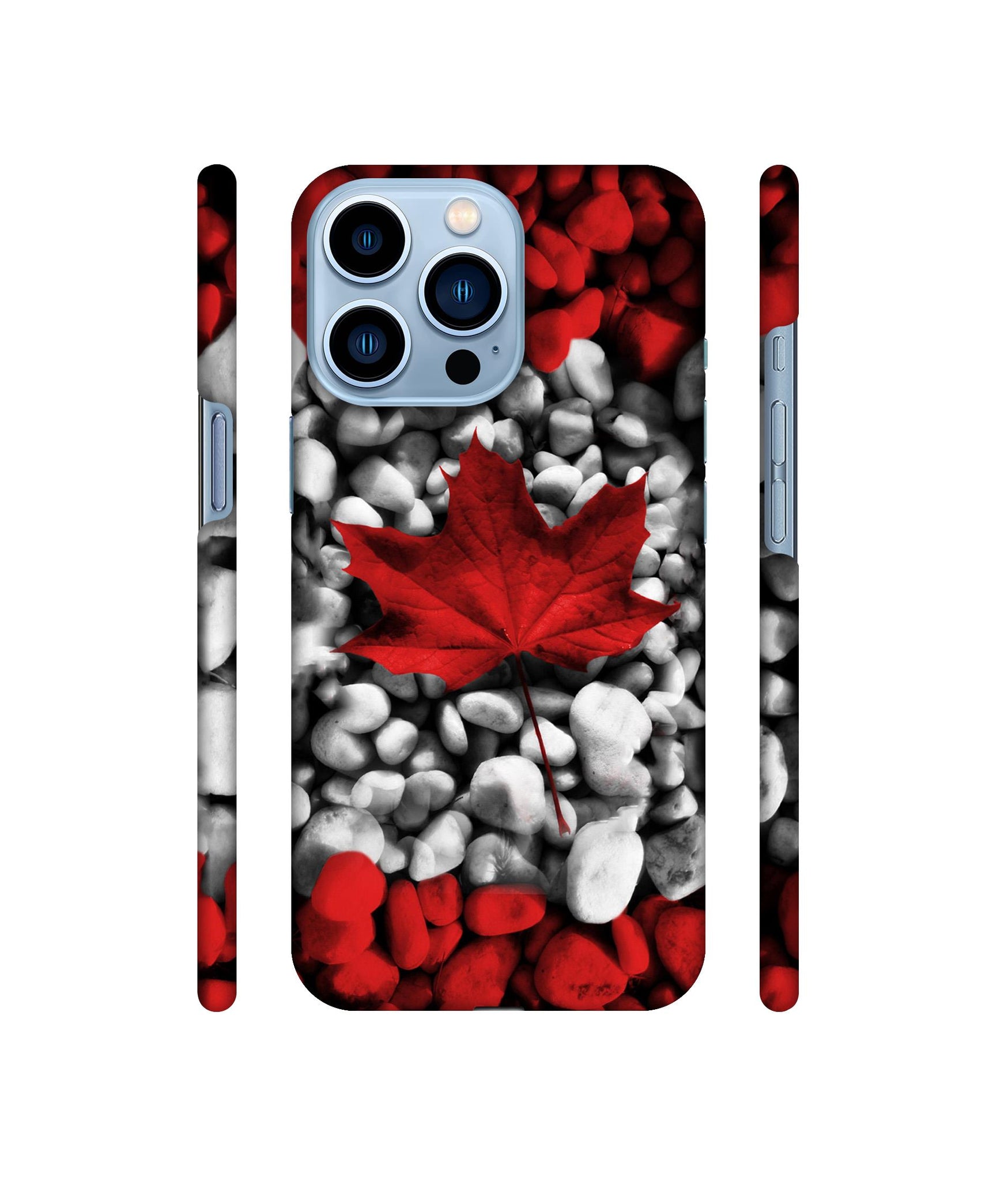 Canada Leaves Flag Designer Hard Back Cover for Apple iPhone 13 Pro