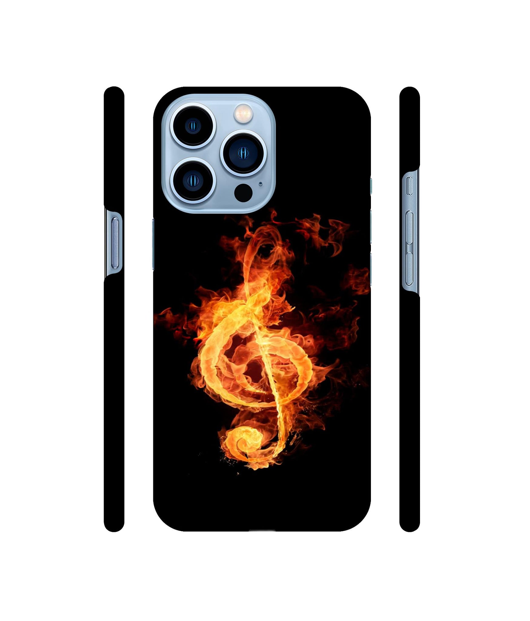 Fire Note Designer Hard Back Cover for Apple iPhone 13 Pro