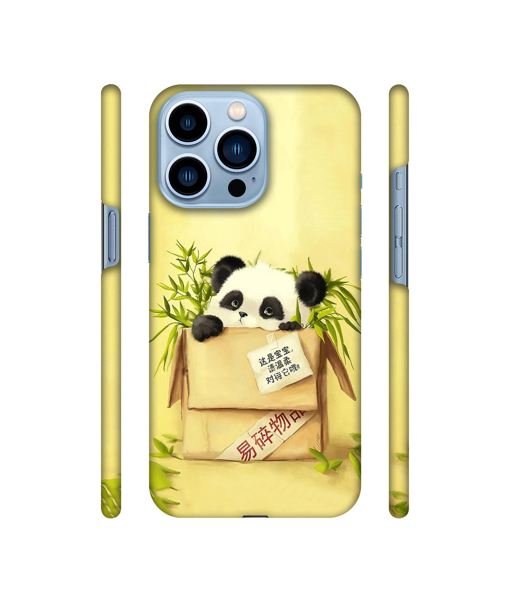 Panda In Box Designer Hard Back Cover for Apple iPhone 13 Pro