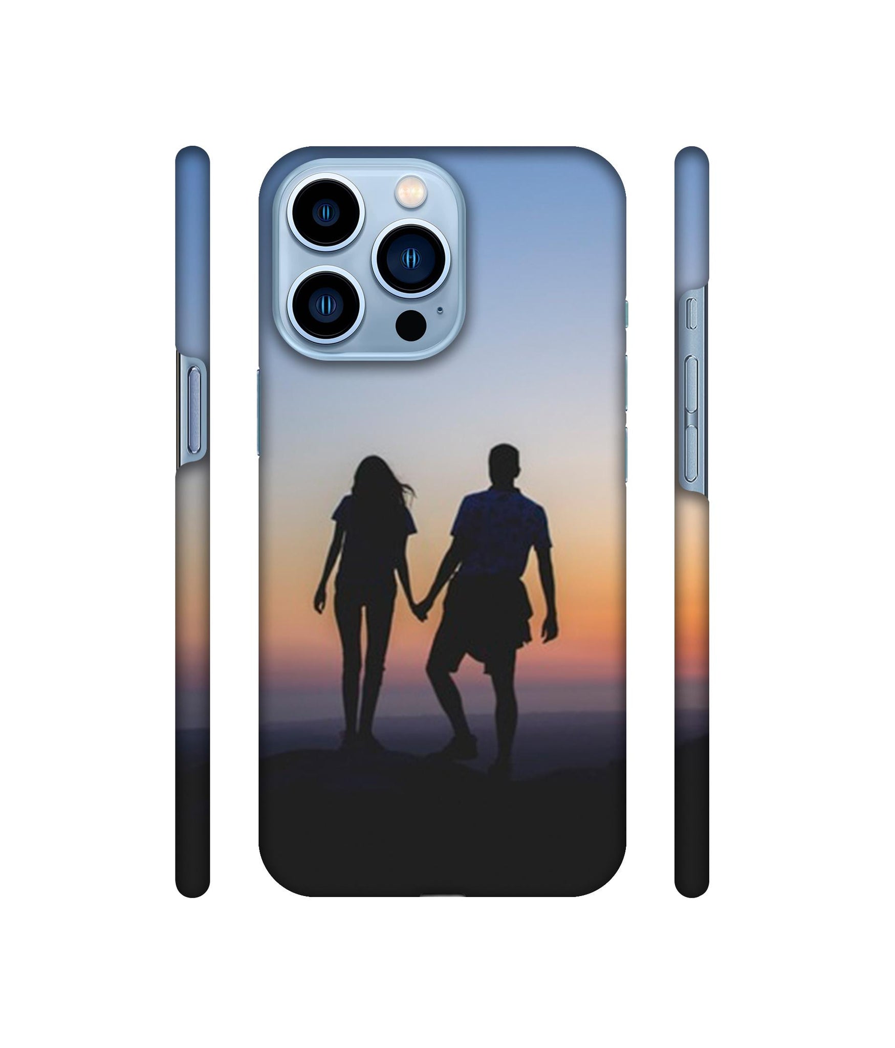 Couple On Beach Designer Hard Back Cover for Apple iPhone 13 Pro