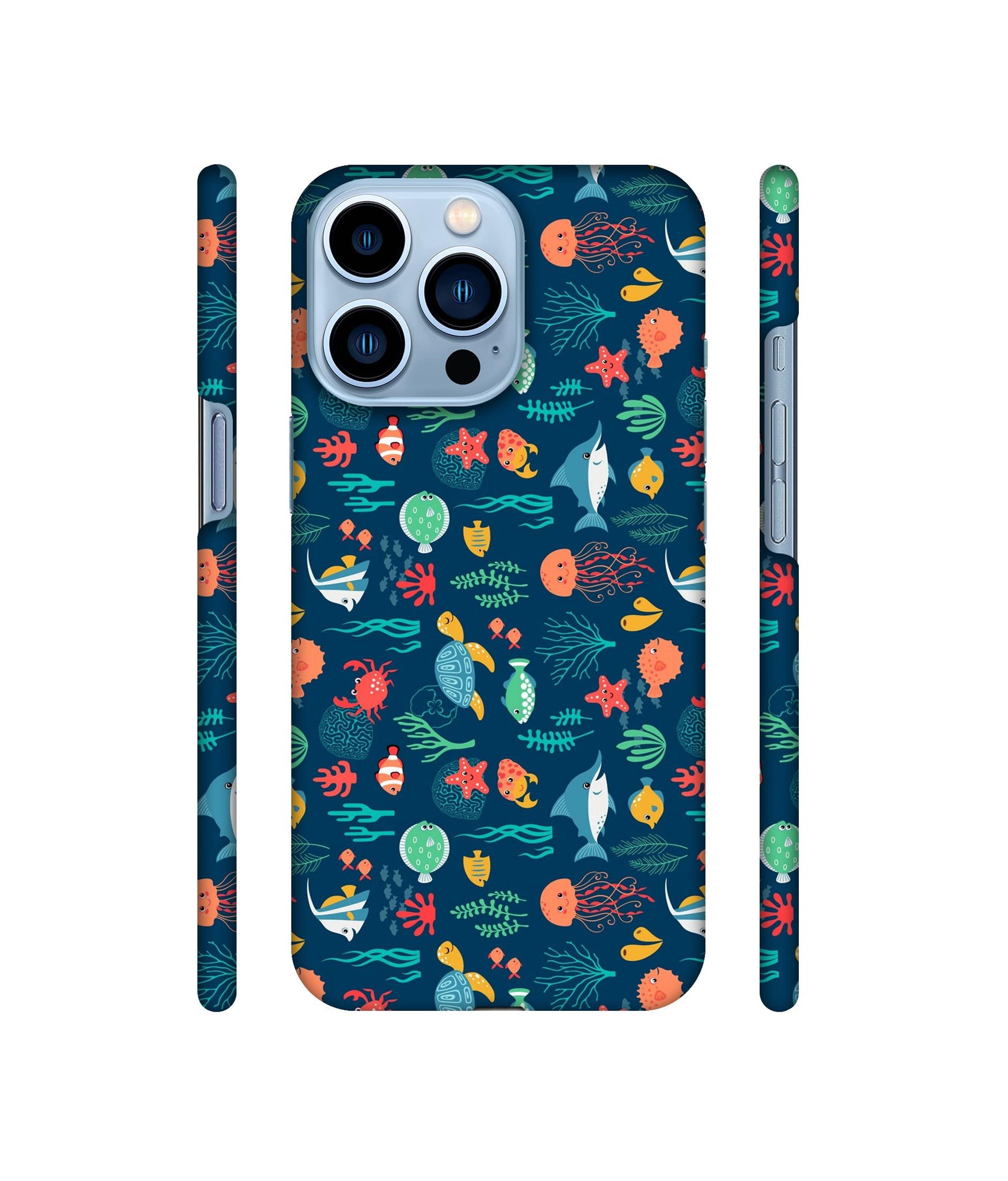 Aquarium Texture Designer Hard Back Cover for Apple iPhone 13 Pro