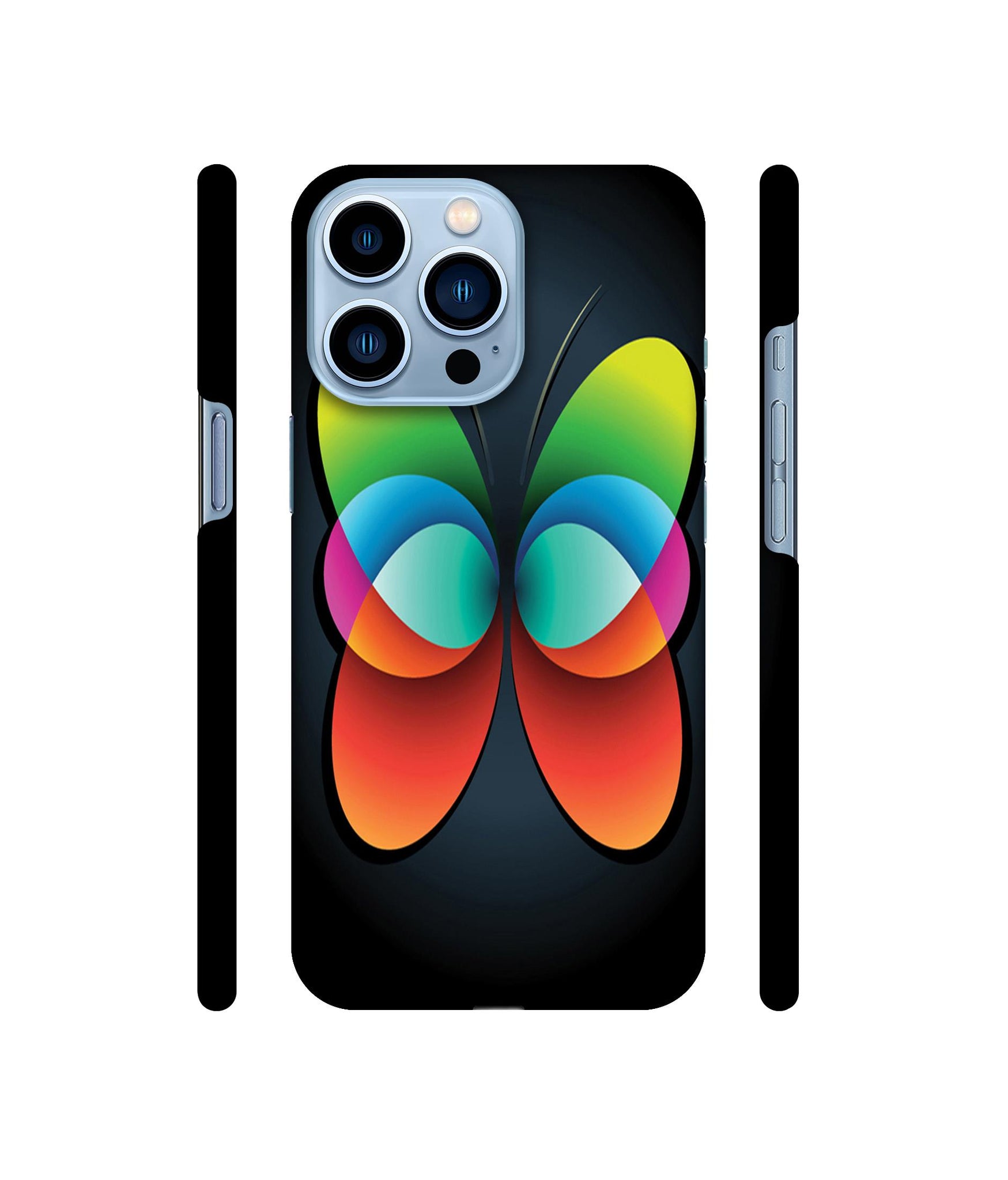 Colourfull Butterfly Designer Hard Back Cover for Apple iPhone 13 Pro