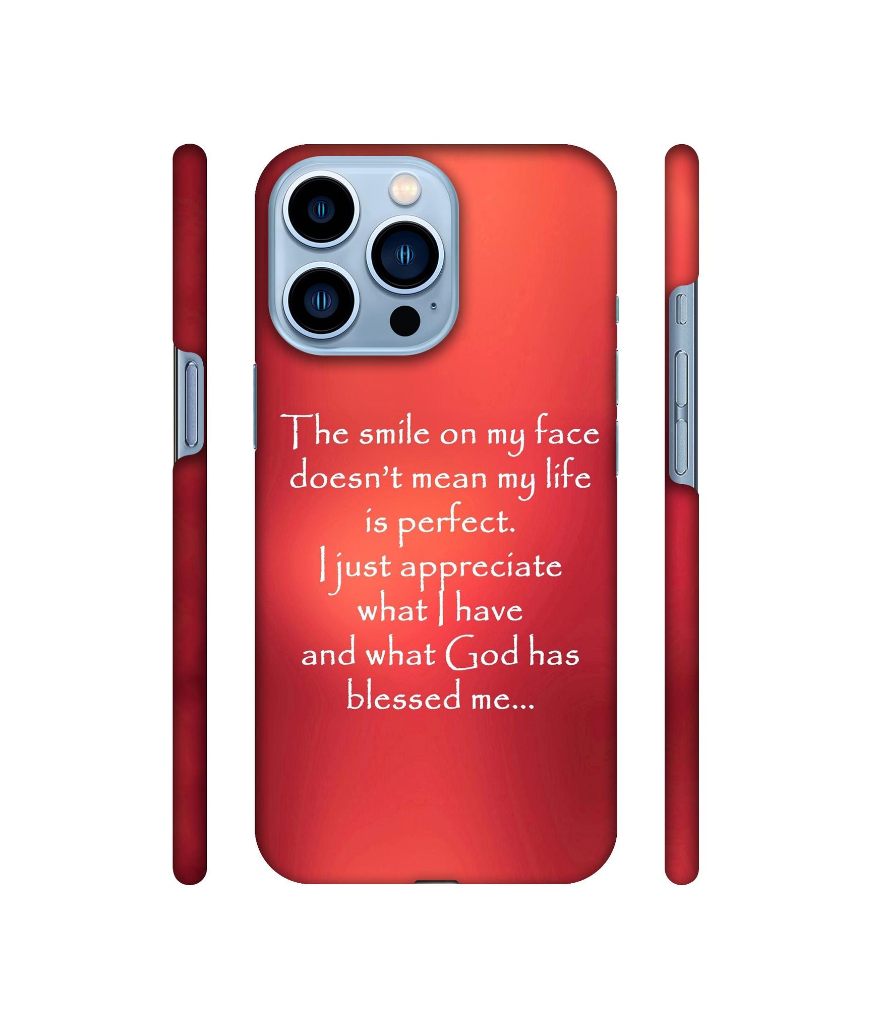 Quotes On Life Designer Hard Back Cover for Apple iPhone 13 Pro