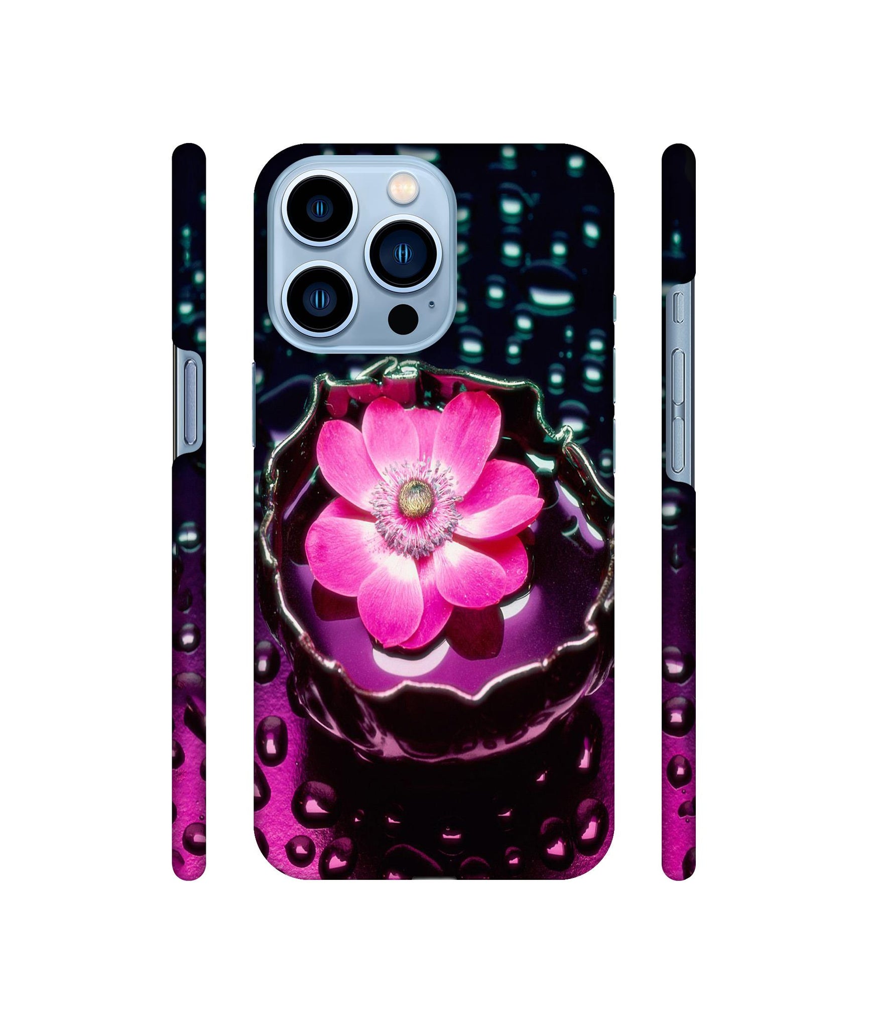 Flower in Water Designer Hard Back Cover for Apple iPhone 13 Pro