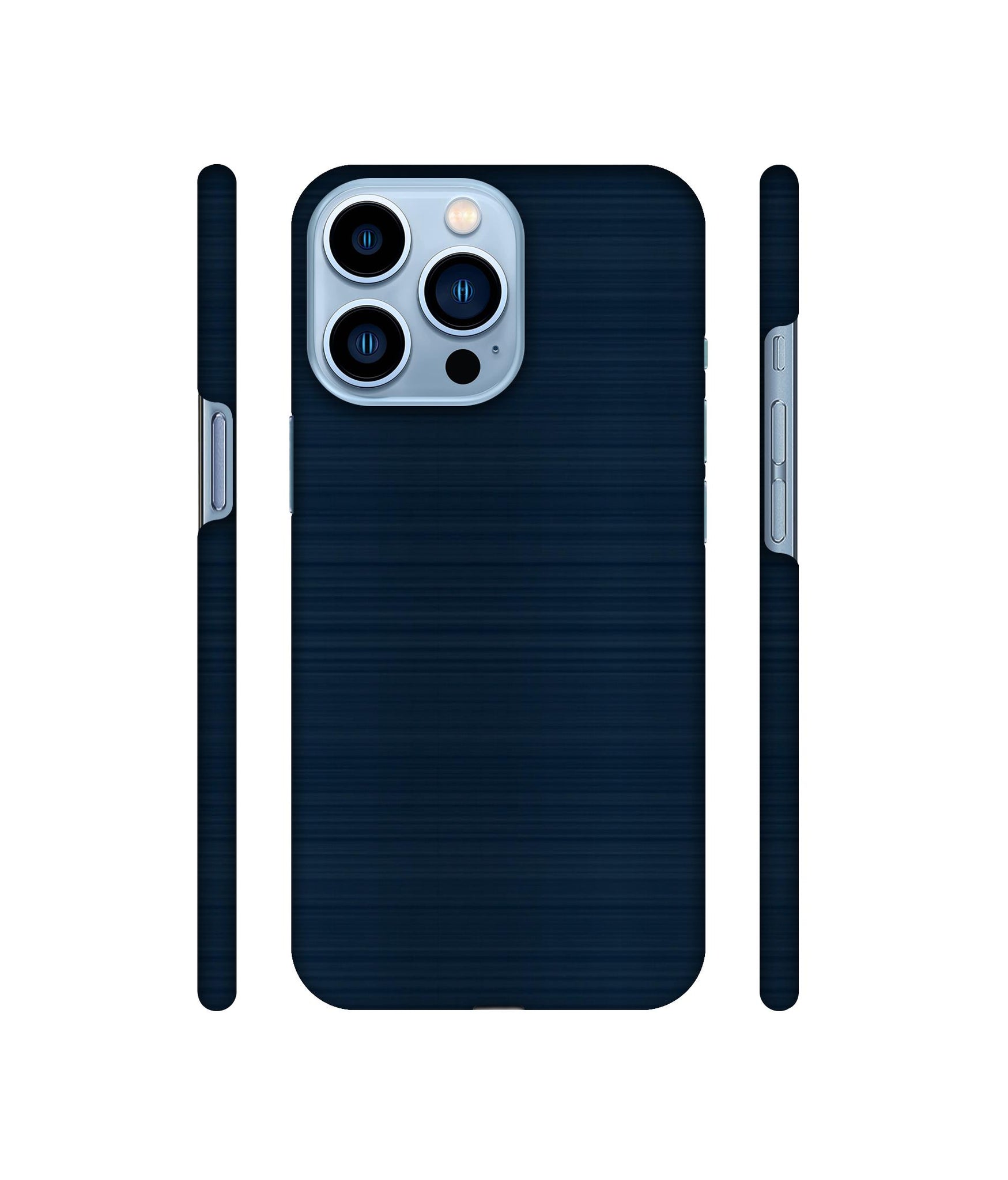 Blue Line Designer Hard Back Cover for Apple iPhone 13 Pro