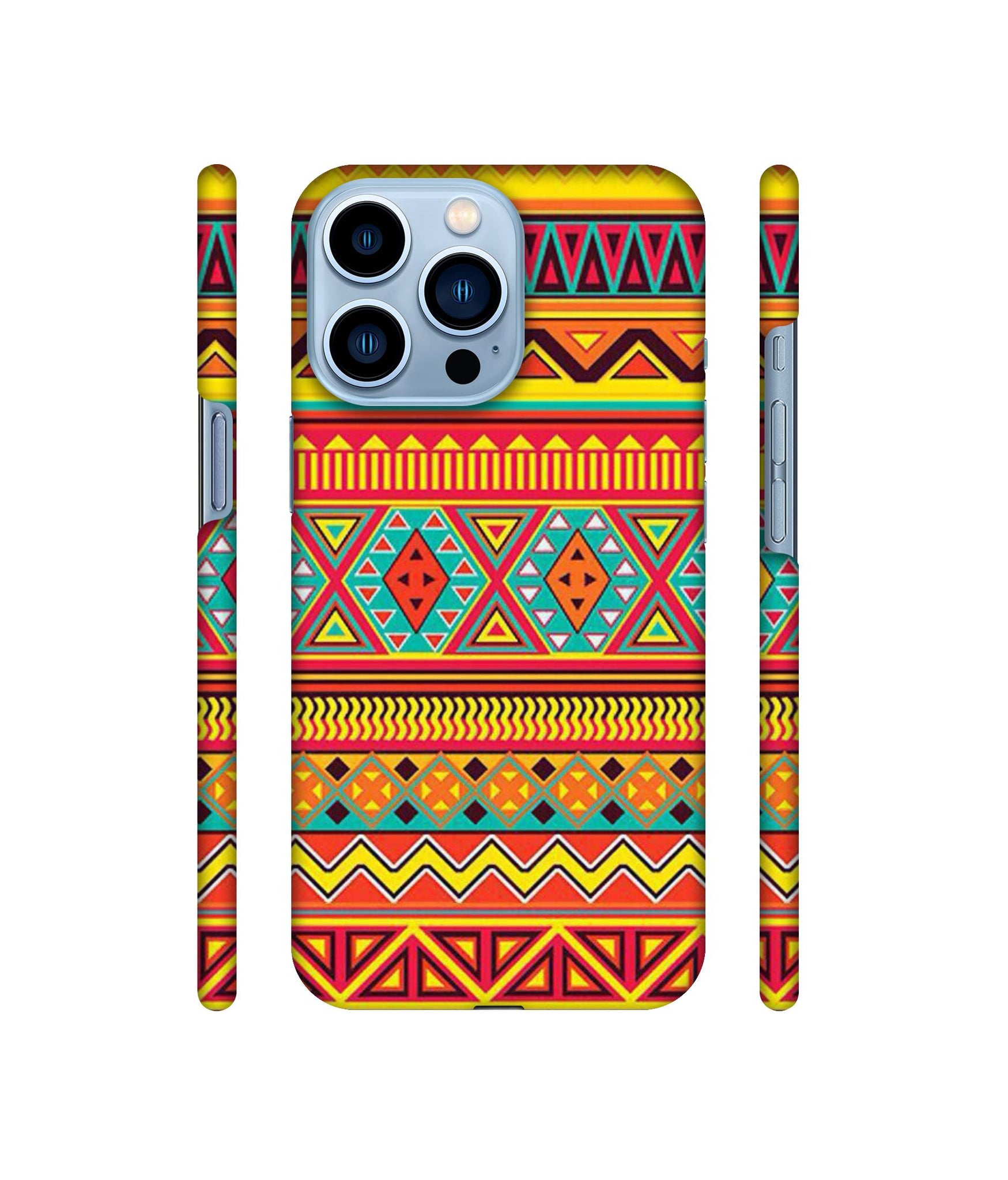 Artistic Rangoli Designer Hard Back Cover for Apple iPhone 13 Pro