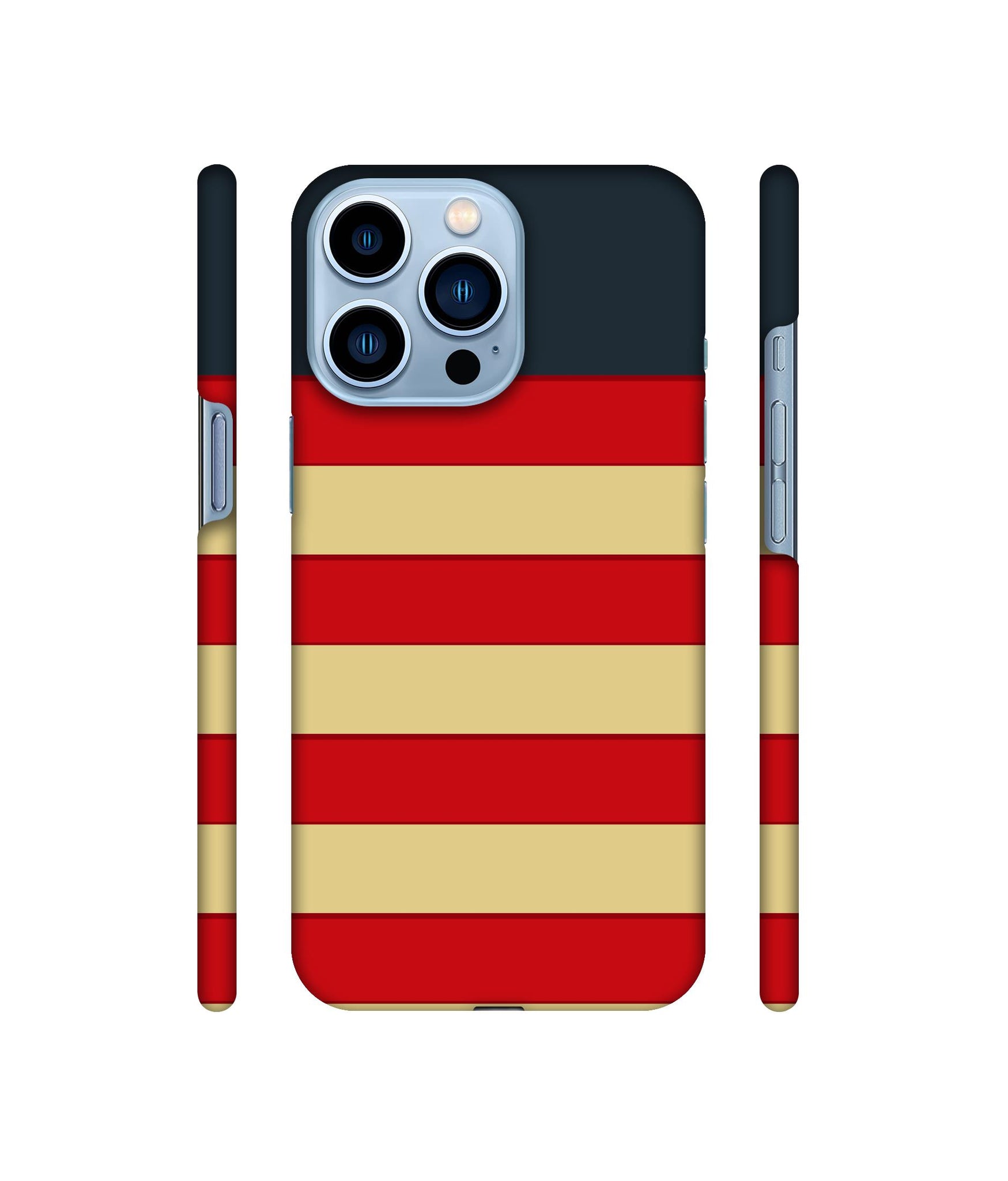 Multicolor Lines Designer Hard Back Cover for Apple iPhone 13 Pro