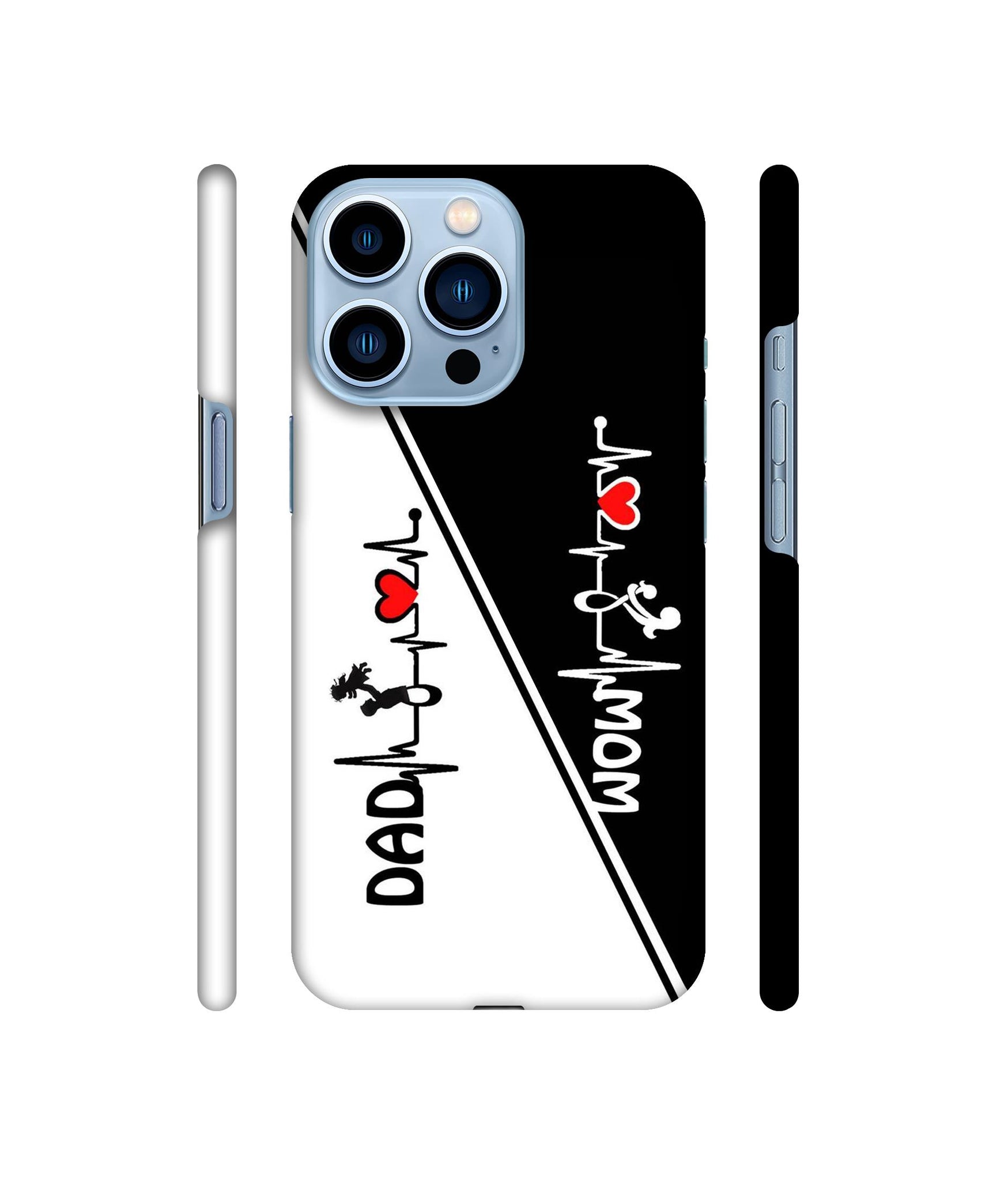 Mom and Dad Lover Designer Hard Back Cover for Apple iPhone 13 Pro