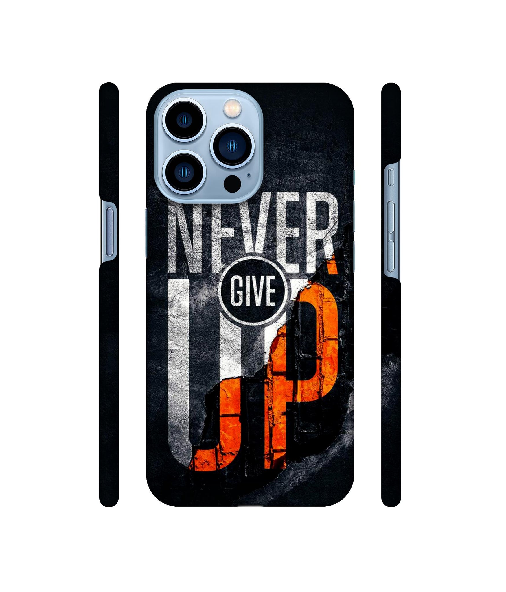 Never Give Up Designer Hard Back Cover for Apple iPhone 13 Pro