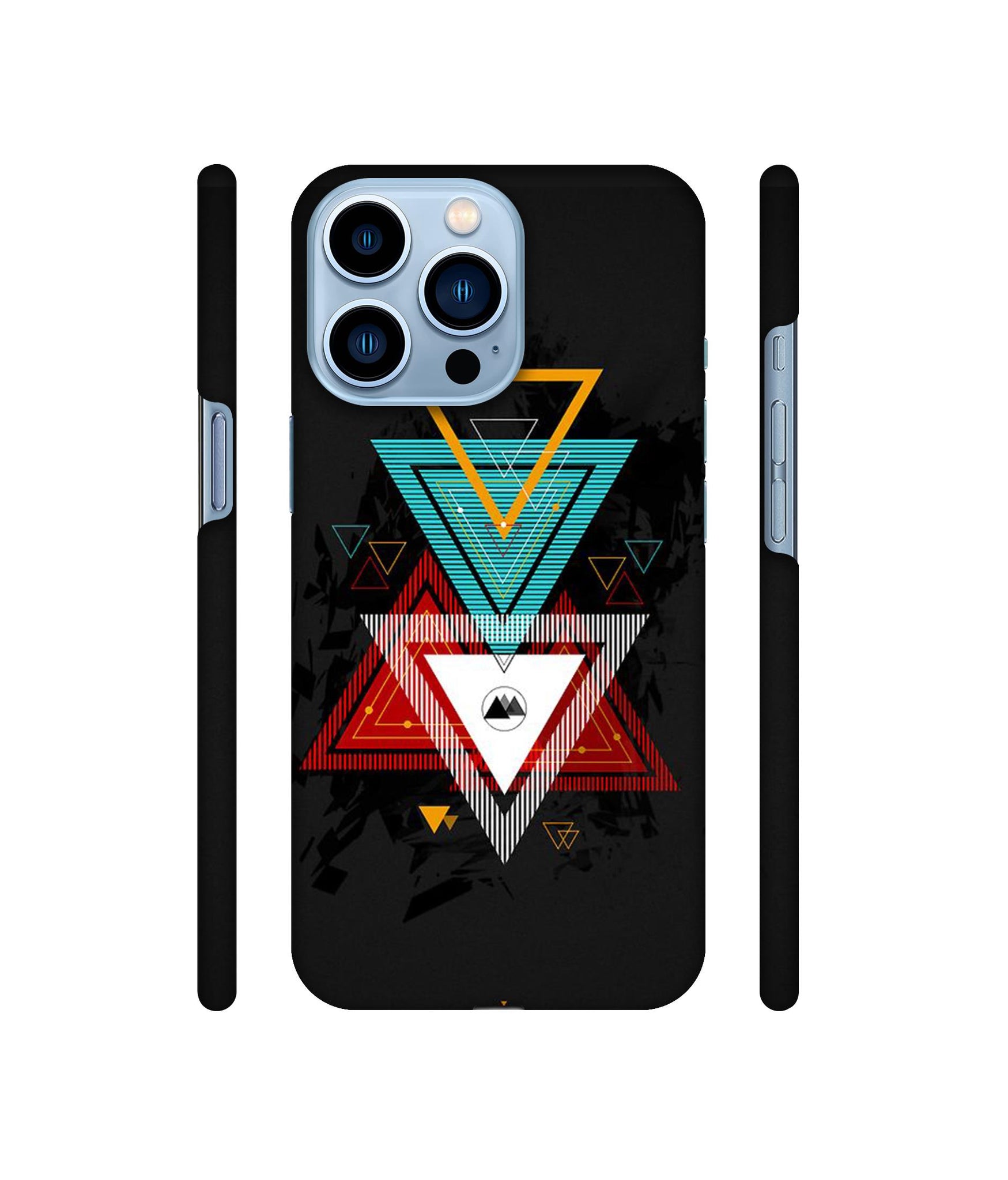 Illustrator Triangle Designer Hard Back Cover for Apple iPhone 13 Pro