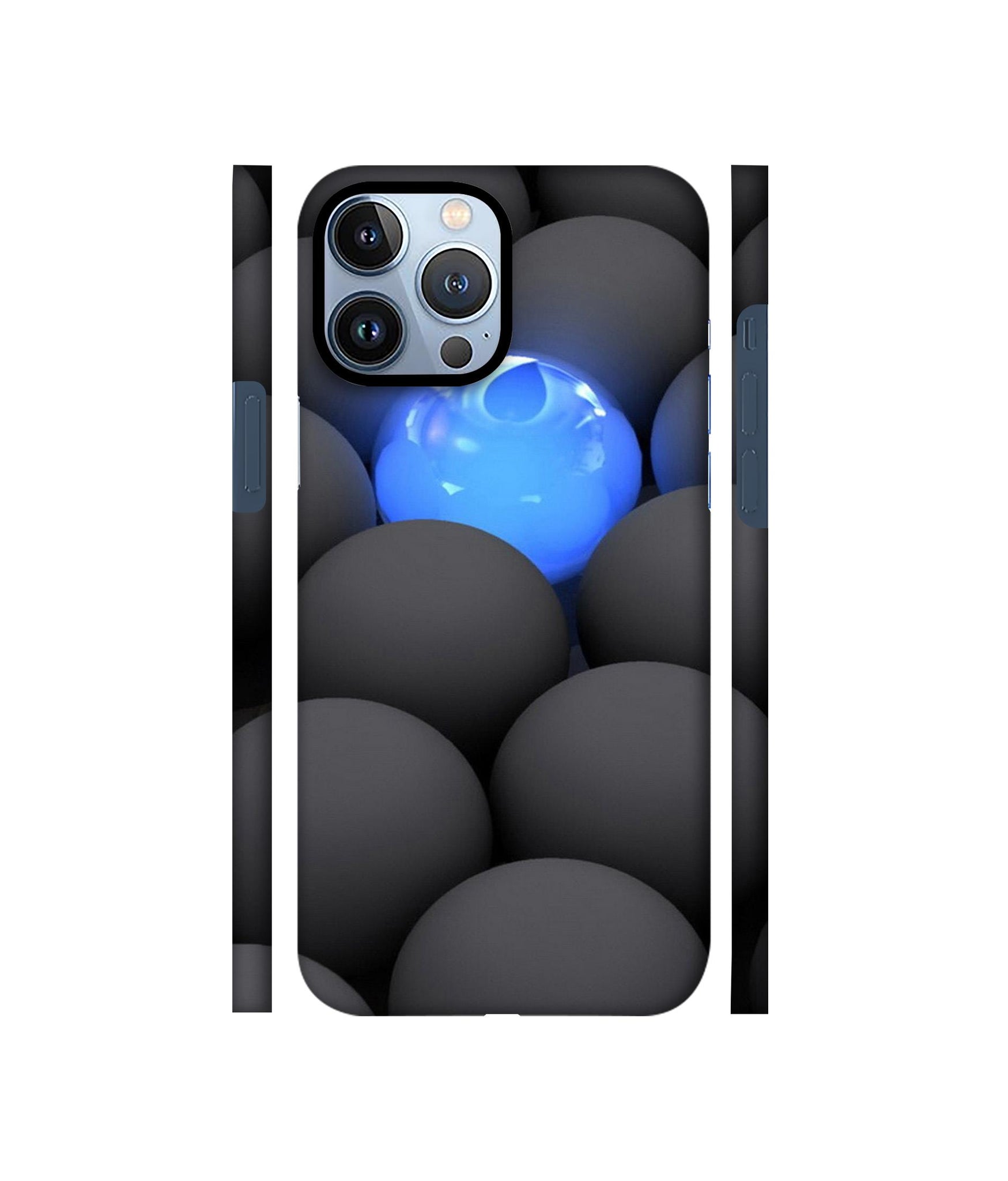 Balls Dark Neon Sight Surface Designer Hard Back Cover for Apple iPhone 13 Pro