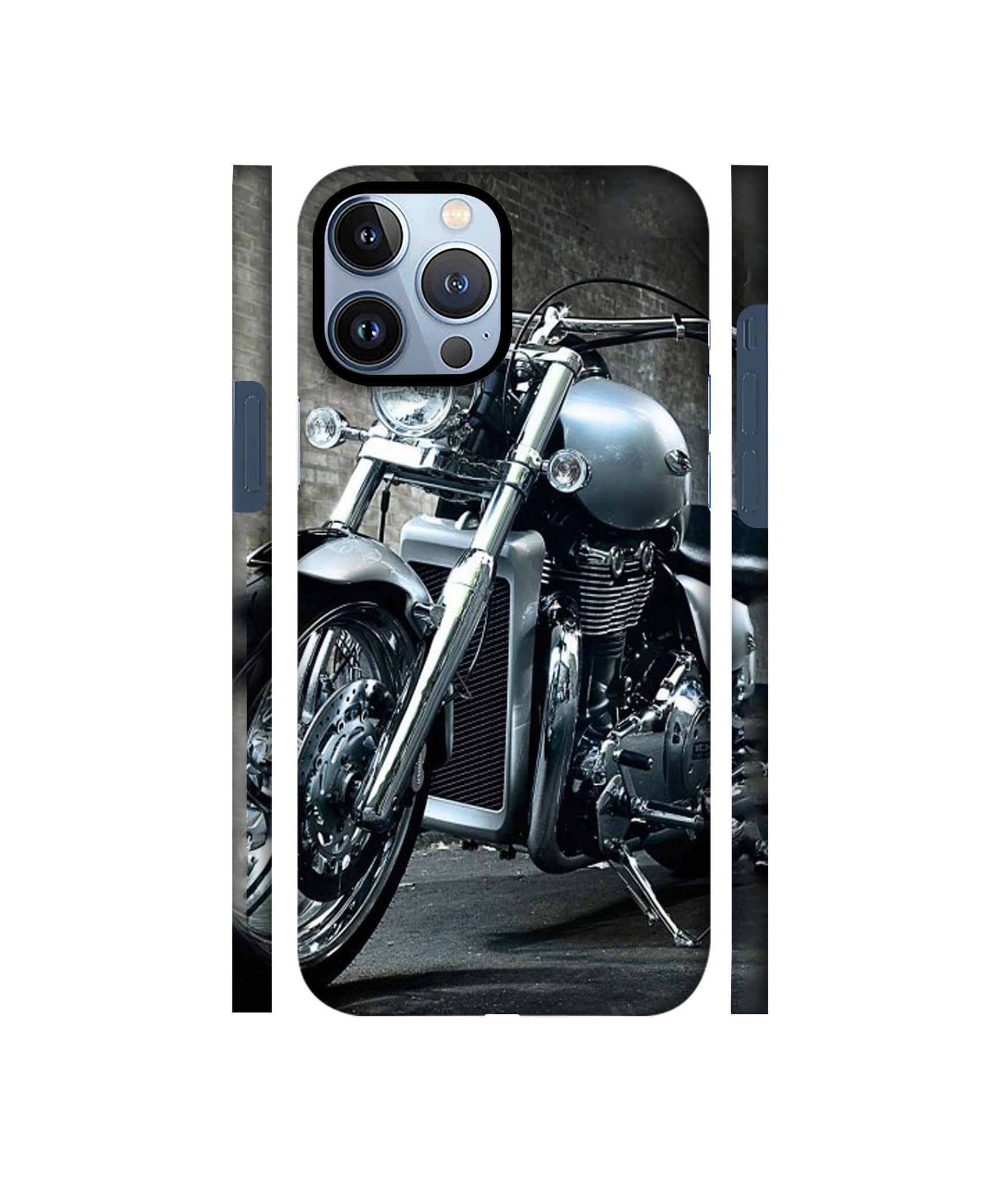 Motorcycle Designer Hard Back Cover for Apple iPhone 13 Pro