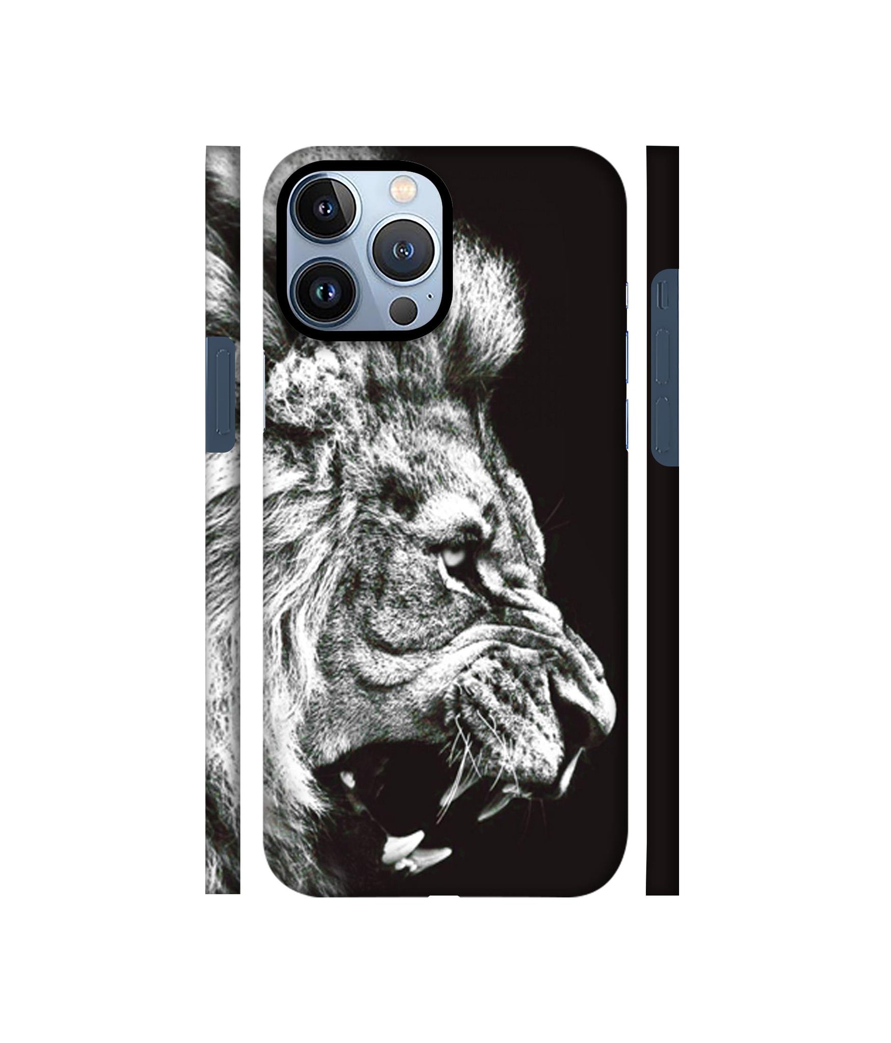 Angry Lion Designer Hard Back Cover for Apple iPhone 13 Pro