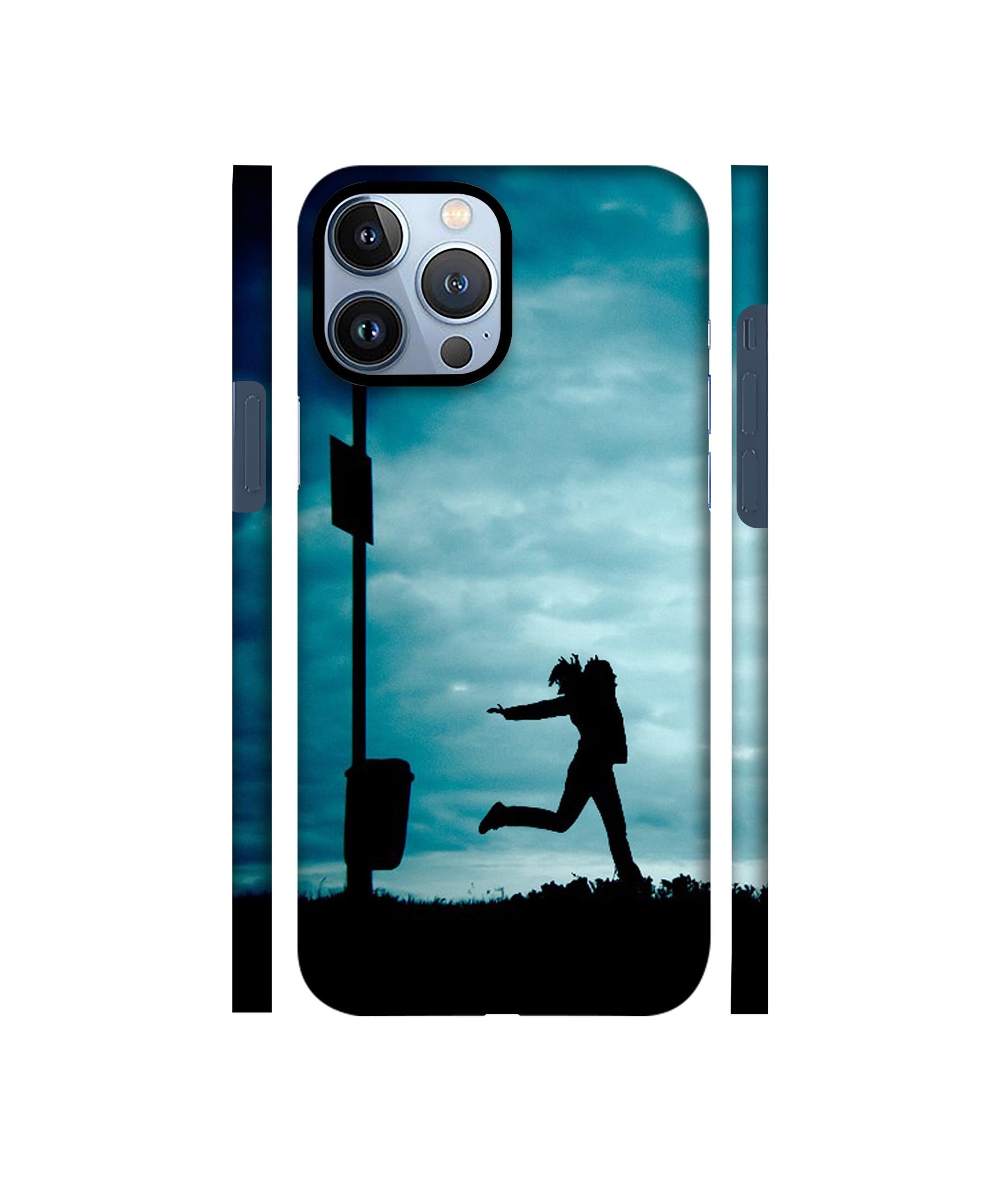 Girl Running At Night Designer Hard Back Cover for Apple iPhone 13 Pro