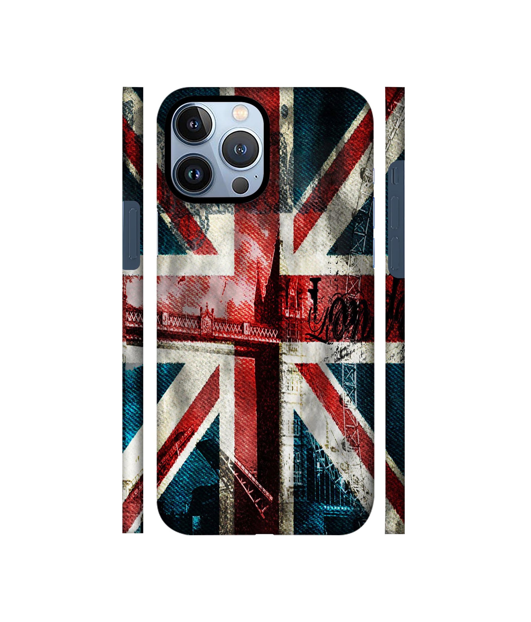 London Flag wallpaper Designer Hard Back Cover for Apple iPhone 13 Pro