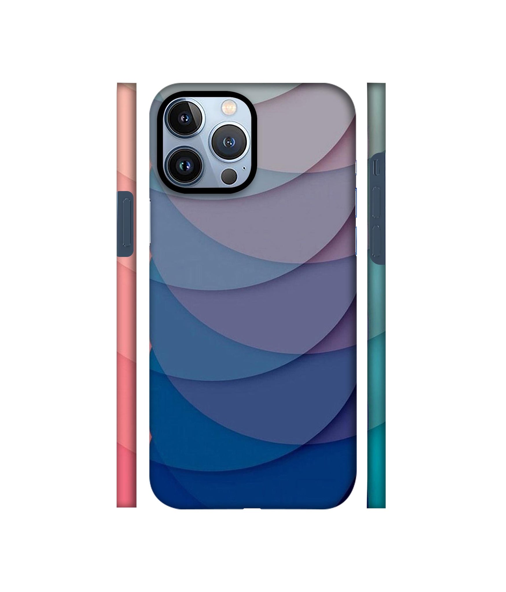 Waves Pattern Print Designer Hard Back Cover for Apple iPhone 13 Pro