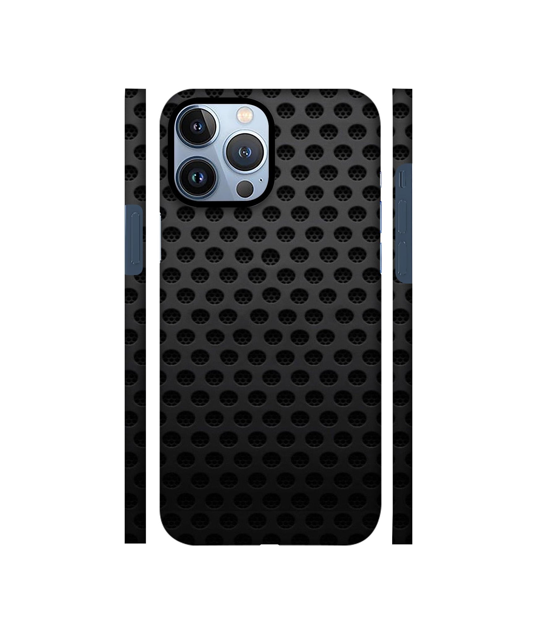 Black Circle Designer Hard Back Cover for Apple iPhone 13 Pro