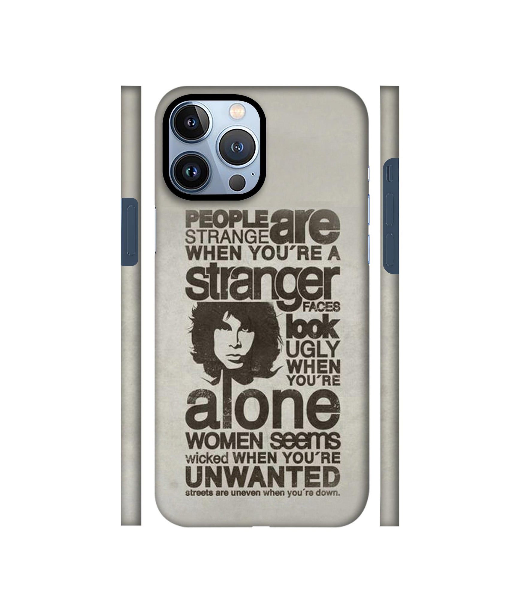 Quotes Pattern Designer Hard Back Cover for Apple iPhone 13 Pro