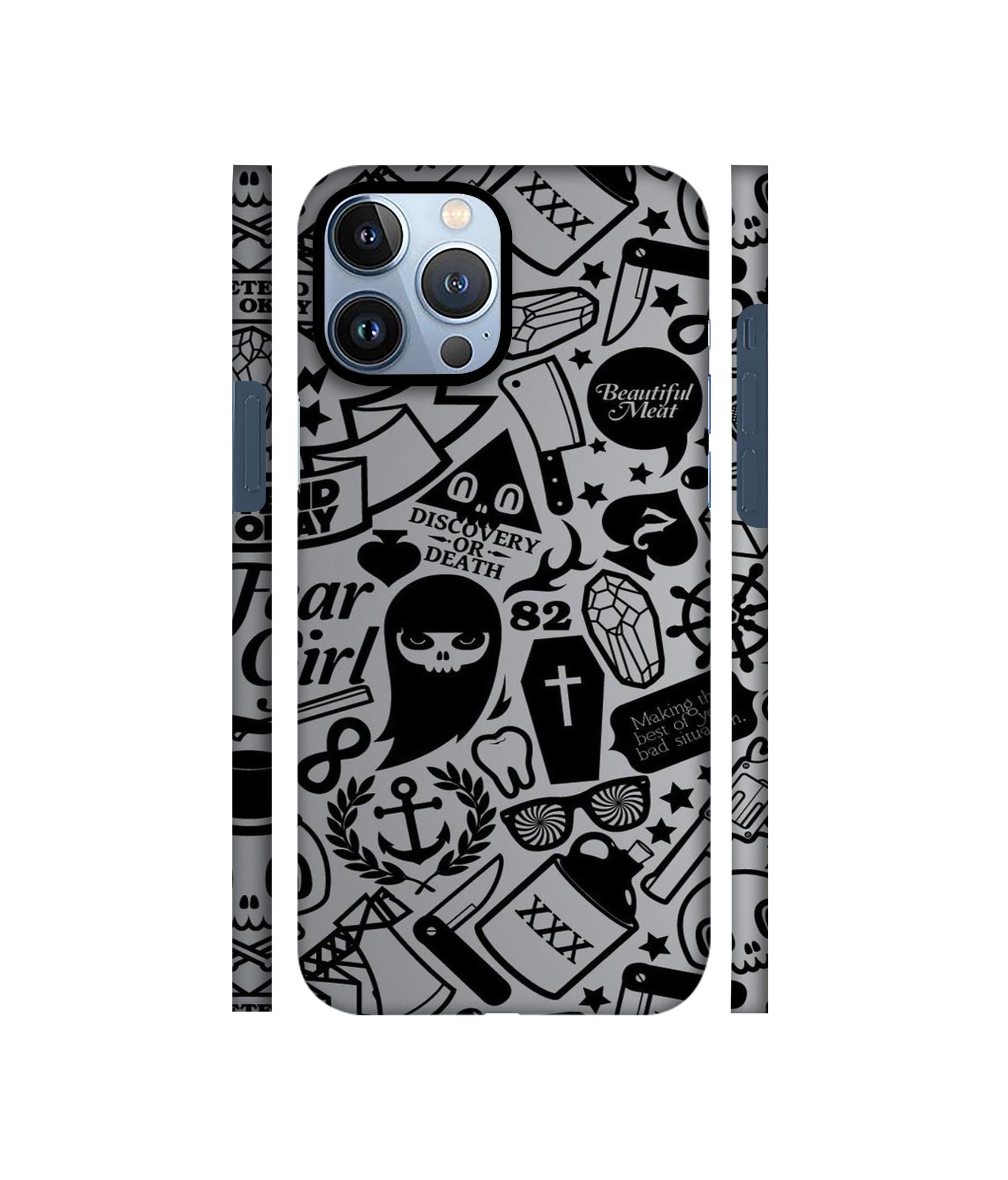 Discover Or Death Designer Hard Back Cover for Apple iPhone 13 Pro